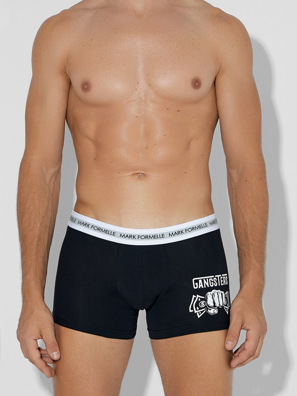 MARK FORMELLE Трусы 575374 411221-2 черный +пистолеты и деньги на черном