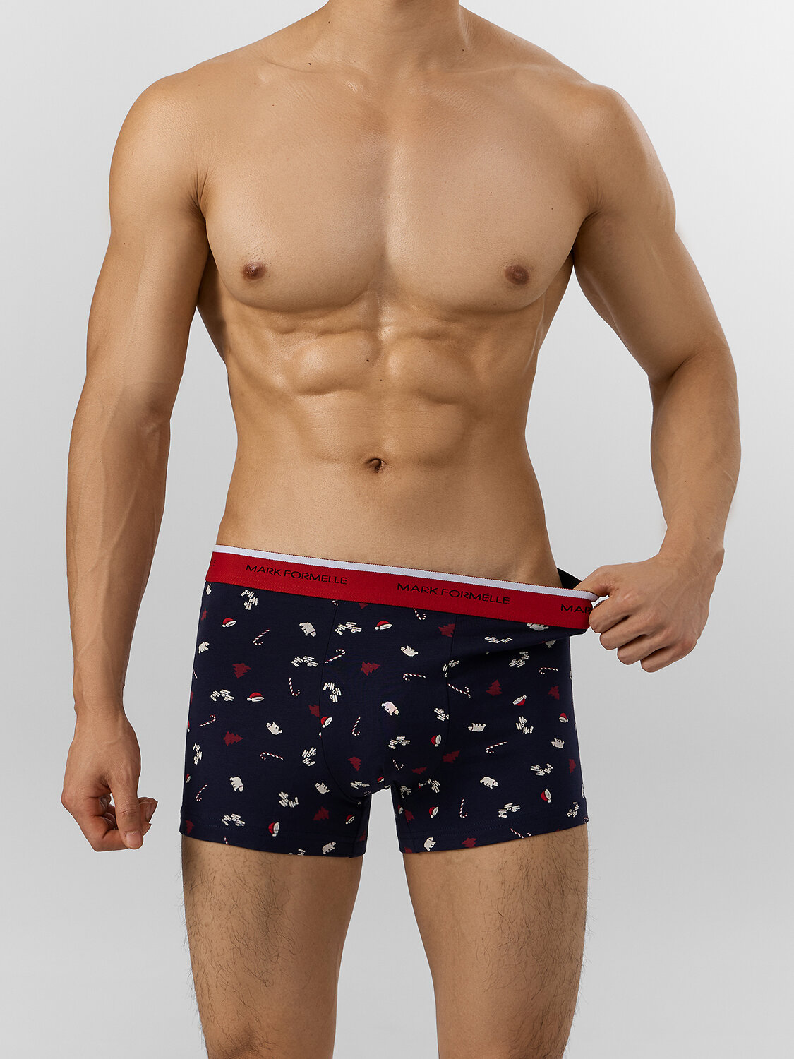 MARK FORMELLE Трусы 575375 411228-2 НГ набивка на т.синем +красный