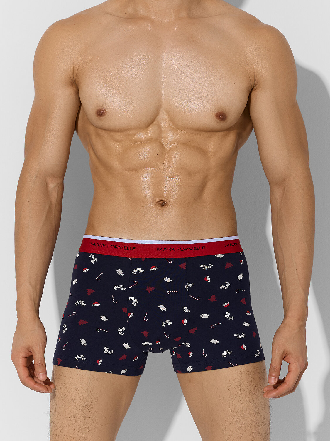 MARK FORMELLE Трусы 575375 411228-2 НГ набивка на т.синем +красный
