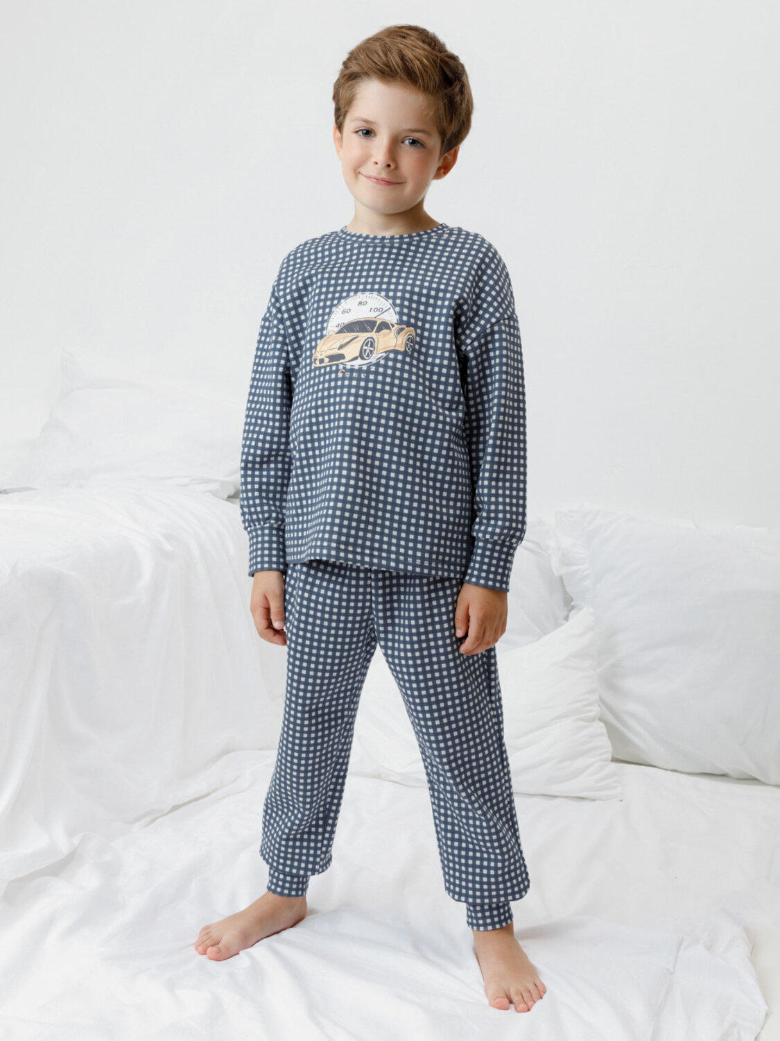 CROCKID Пижама 575394 К 1581 светло-серый