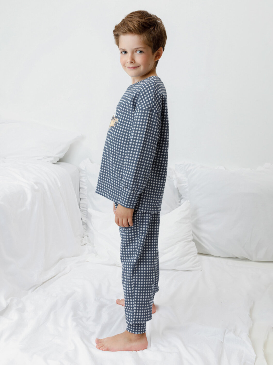 CROCKID Пижама 575394 К 1581 светло-серый