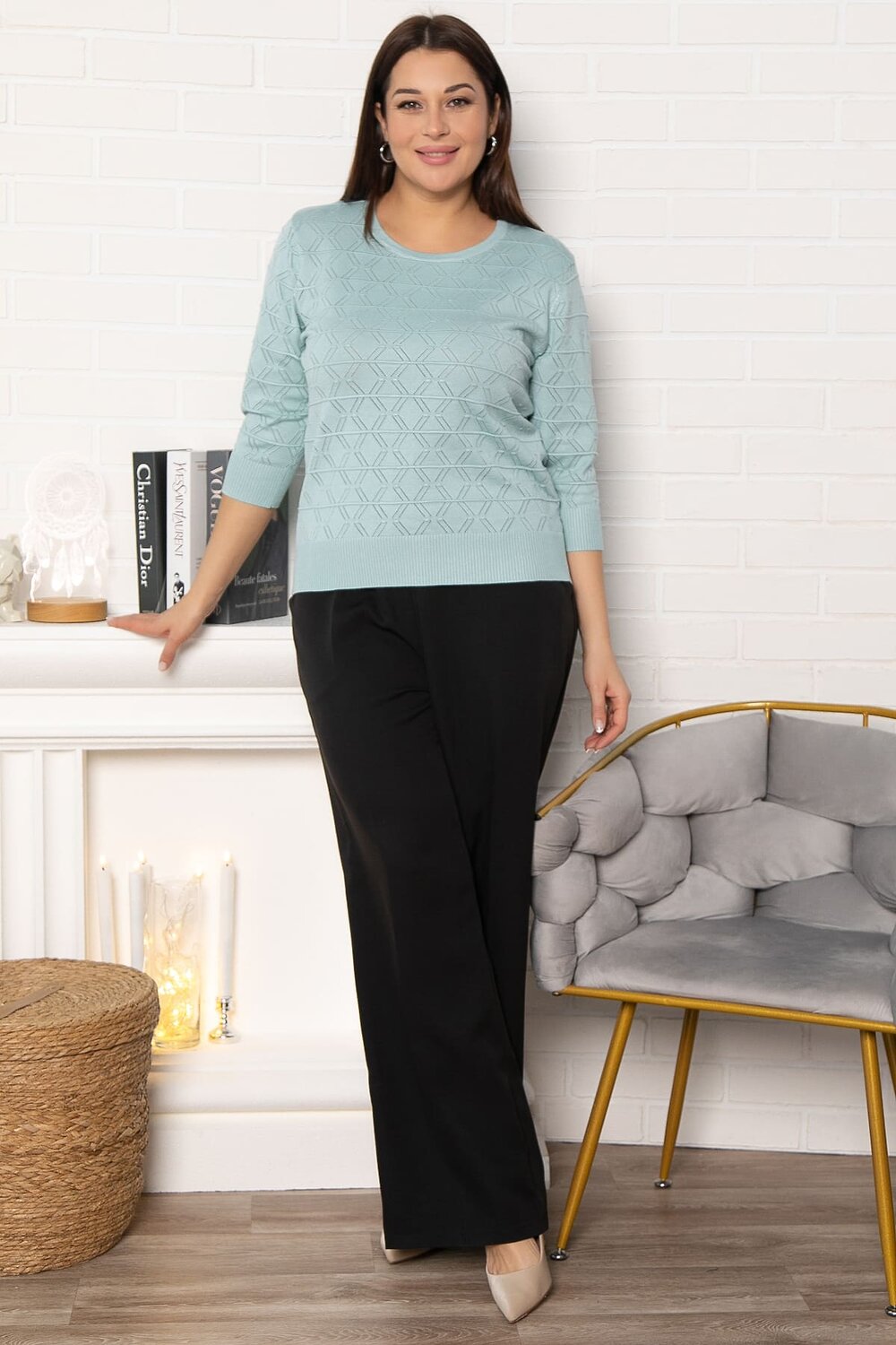 LT Collection Блуза 575401 Б14939-18М ментол