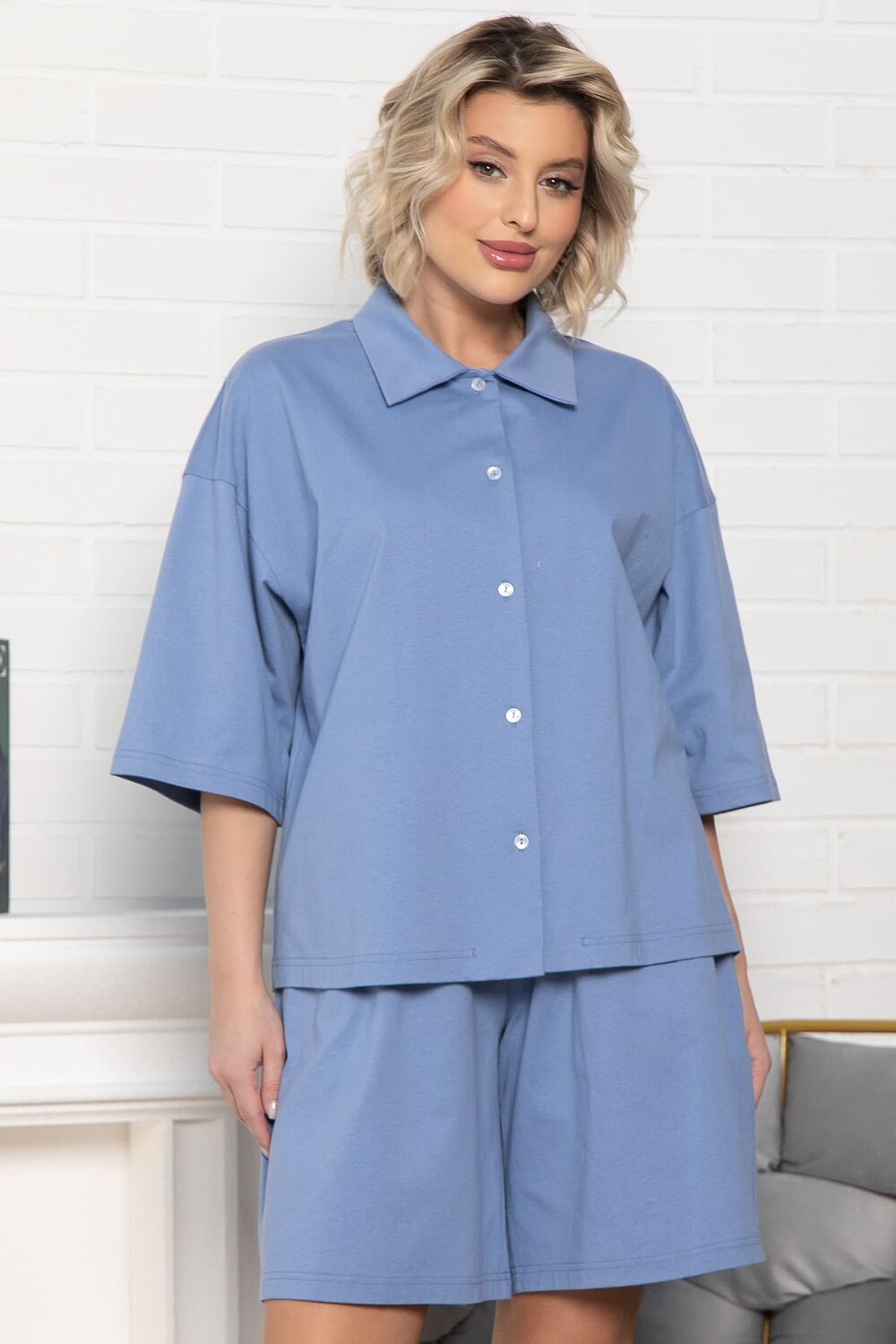 LT Collection Костюм 575403 К14981-53М голубой