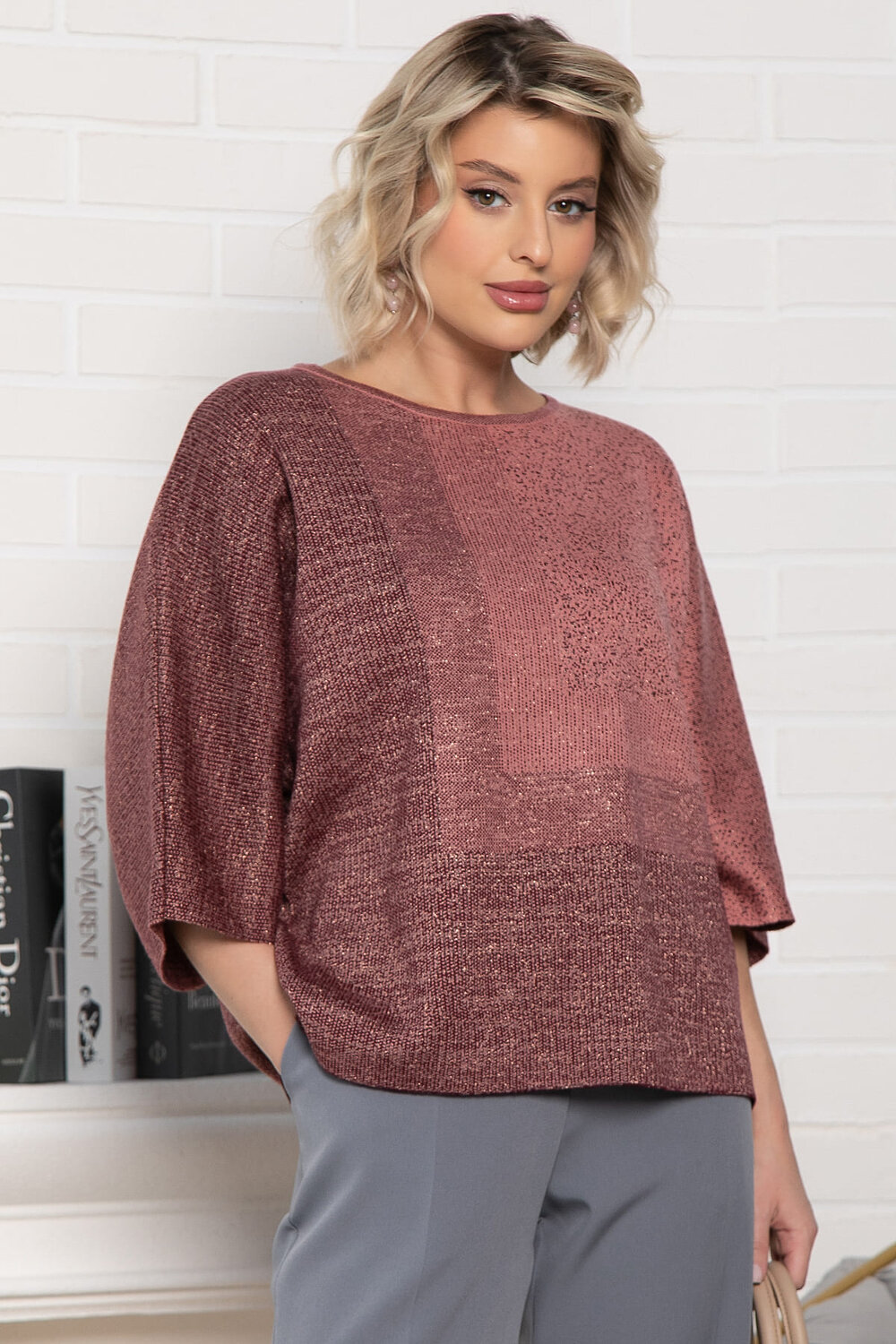 LT Collection Джемпер 575405 Б15000-4М розовый