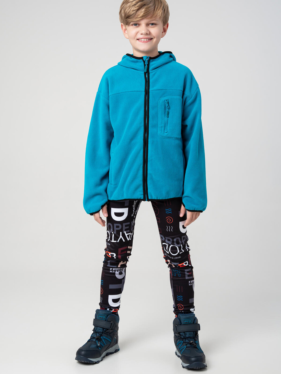 PLAYTODAY Куртка 575439 32511318 черный,бирюзовый