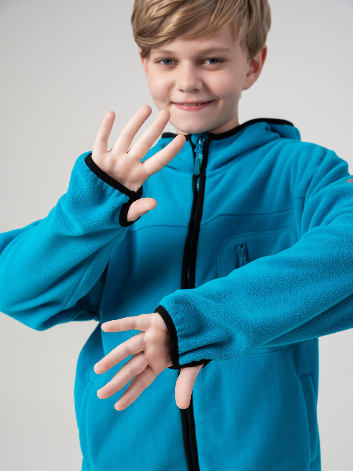 PLAYTODAY Куртка 575439 32511318 черный,бирюзовый