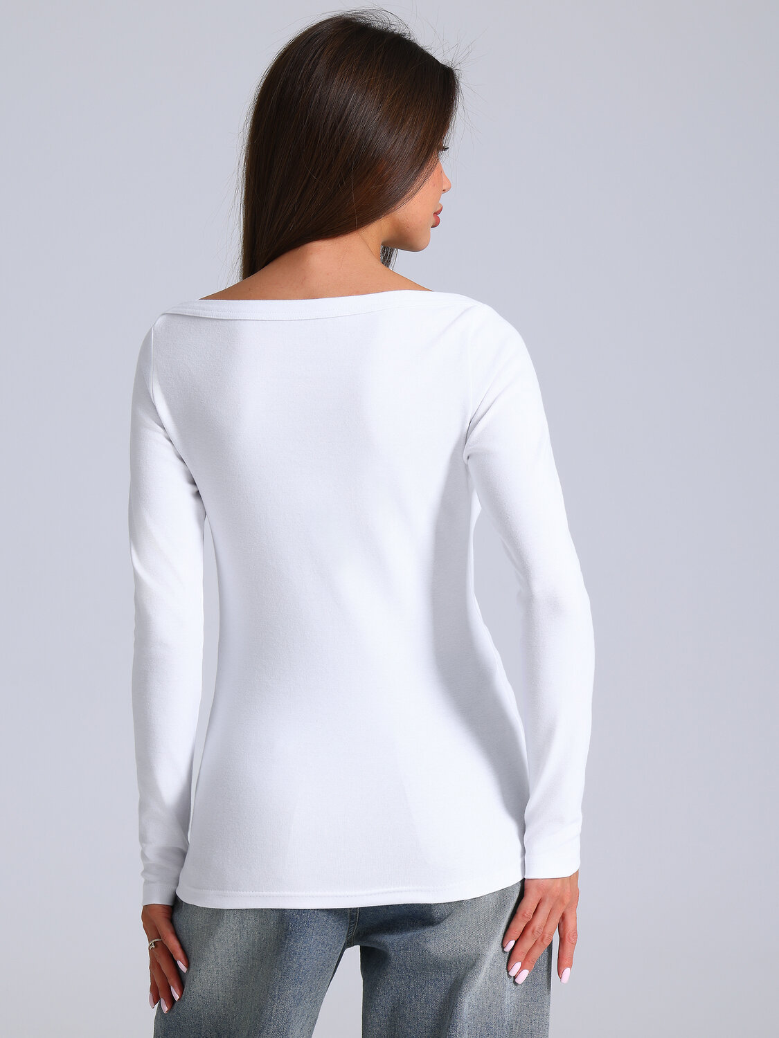 Апрель Лонгслив 575450 1ЖДЛД4886200 белый