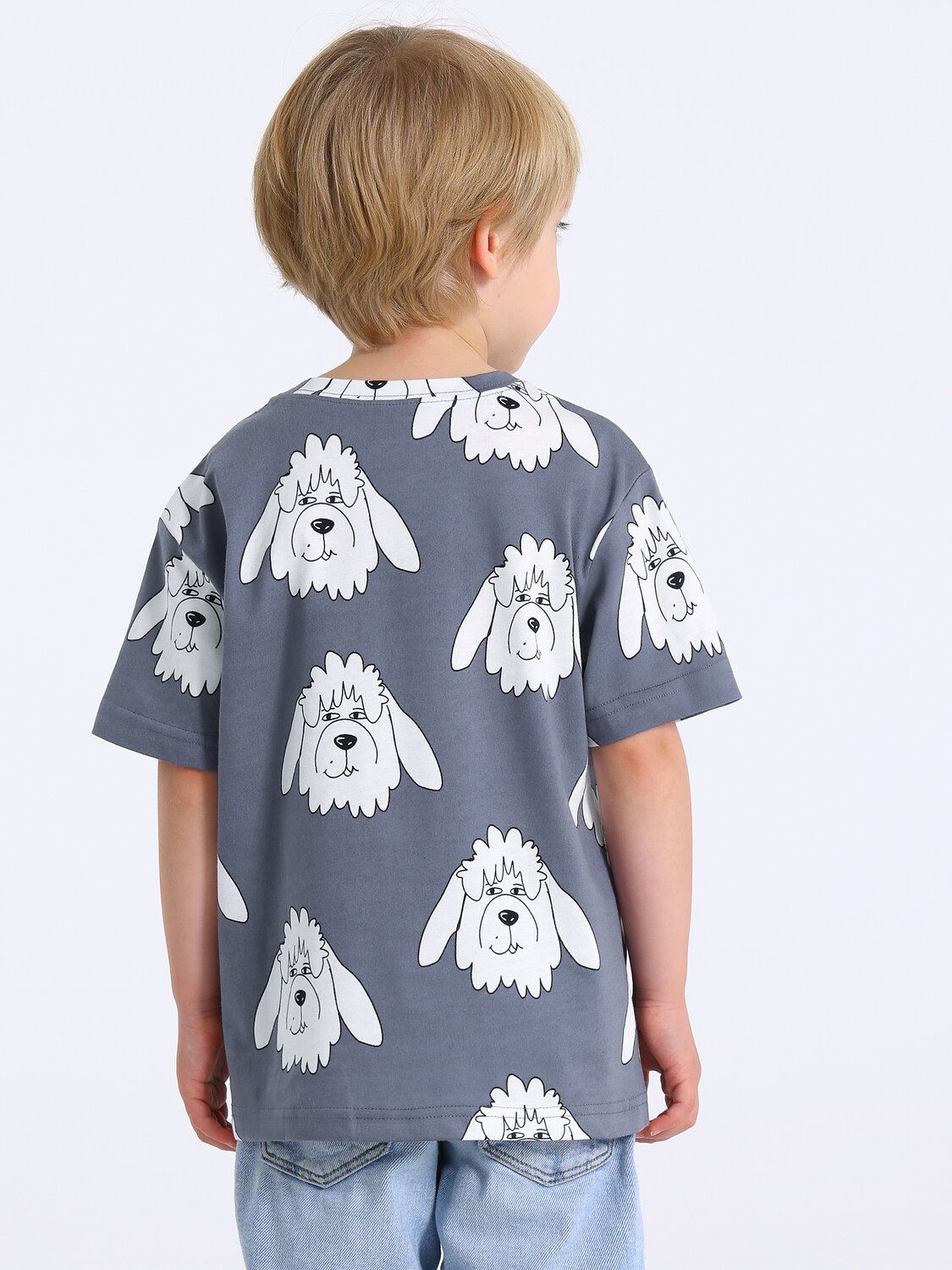 Апрель Футболка 575453 1ПДФК4590001н мастиф на темно-сером