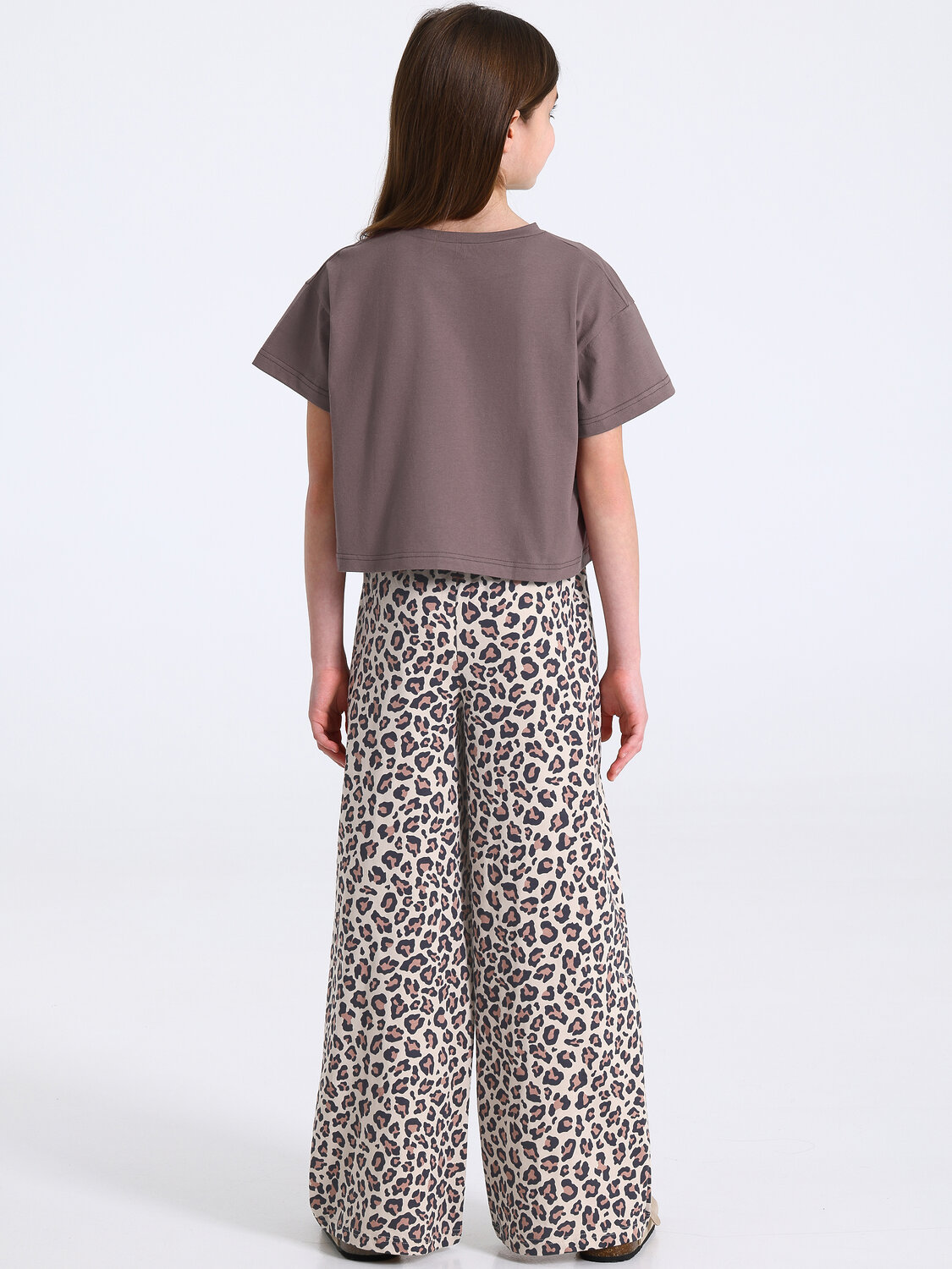 Апрель Комплект 575454 2ДФБ5825001н светло-коричневый+коричневый леопард на бежевом / Мечтай