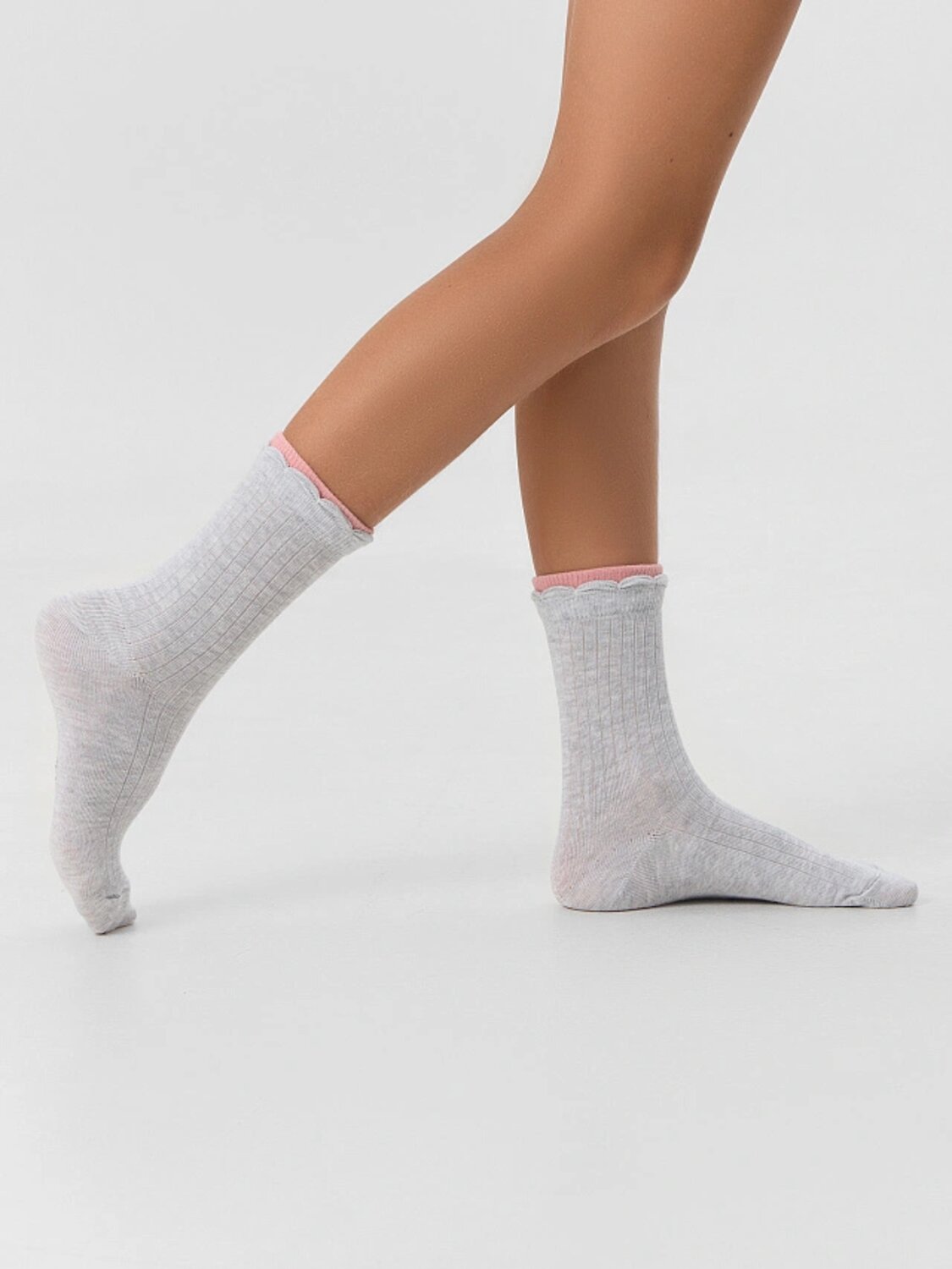 MARK FORMELLE Детские носки 575571 430K-3166 св.сер.меланж /сухая роза