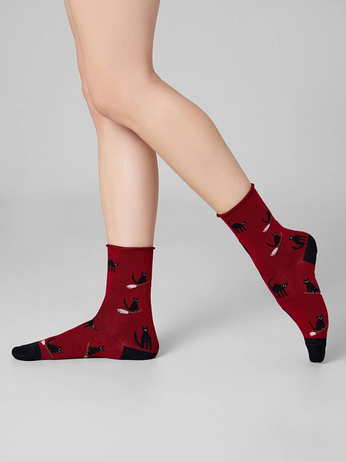 MARK FORMELLE Женские носки 575680 245K-3329 вишневый