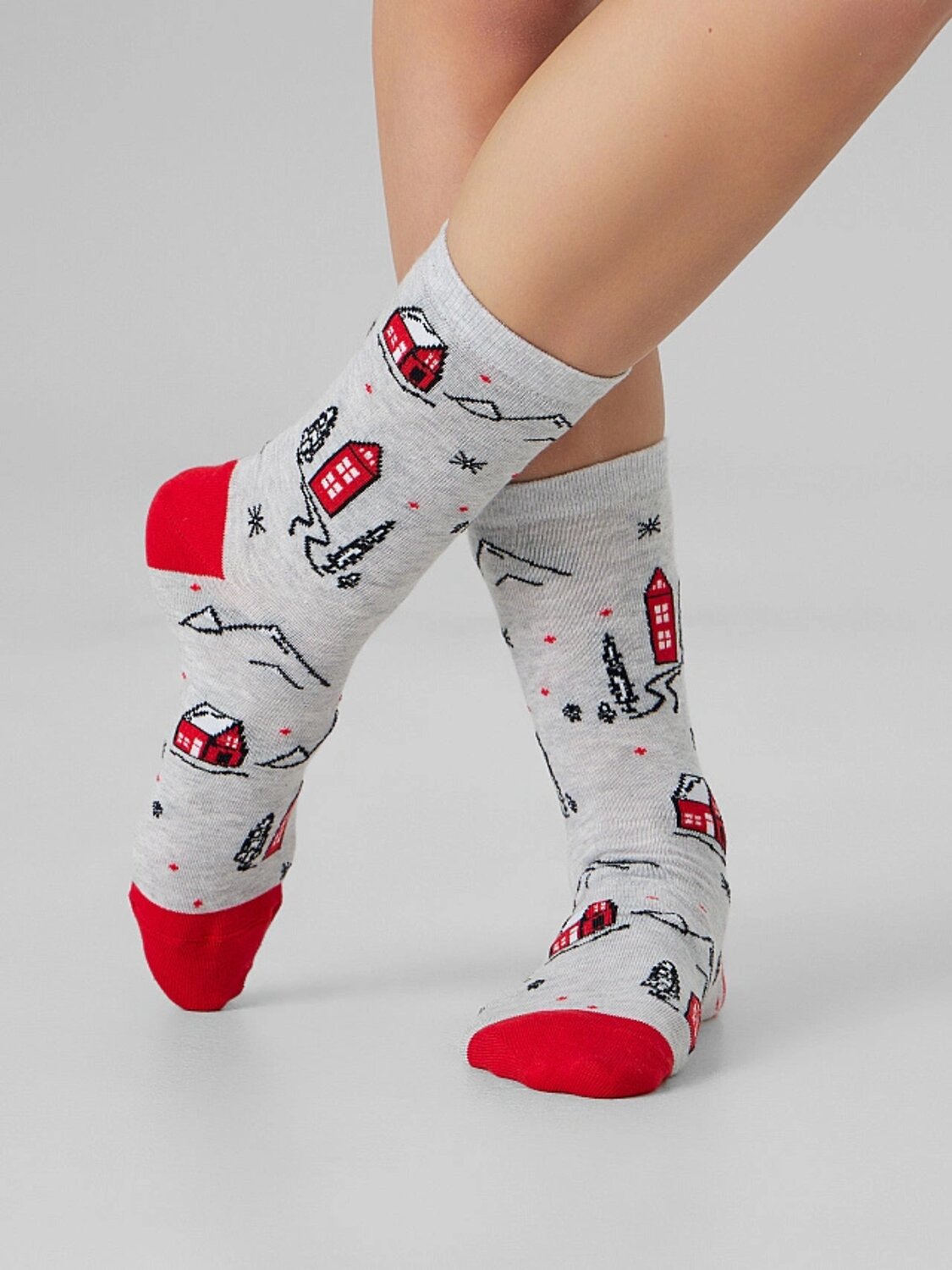 MARK FORMELLE Женские носки 575683 273K-3433 св.серый меланж