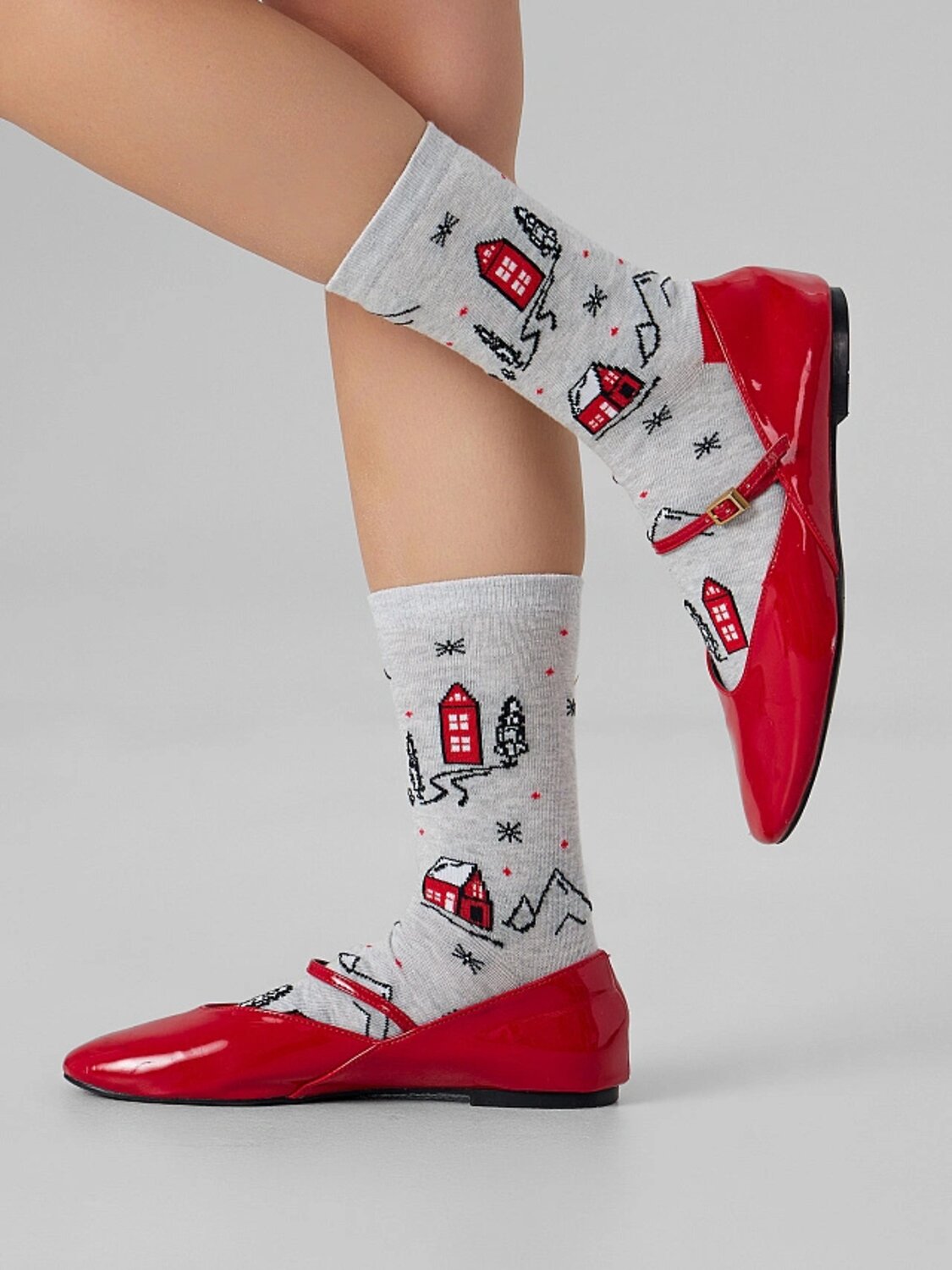 MARK FORMELLE Женские носки 575683 273K-3433 св.серый меланж