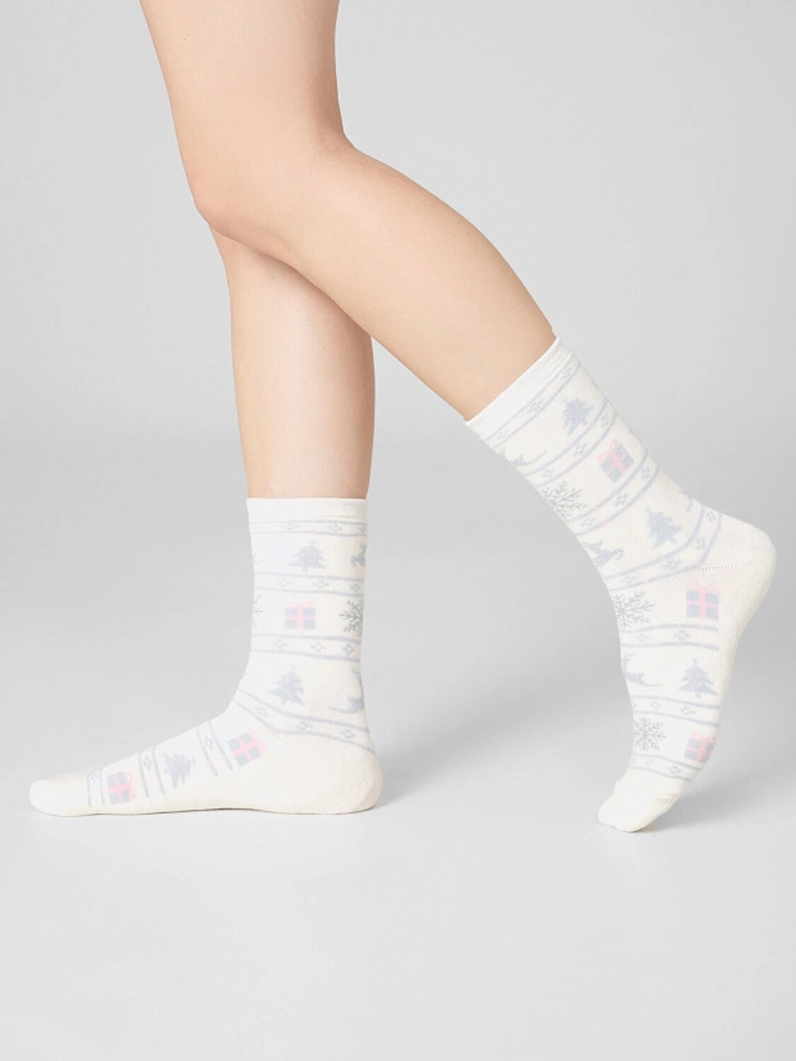 MARK FORMELLE Женские носки 575712 375K-1792 молочный