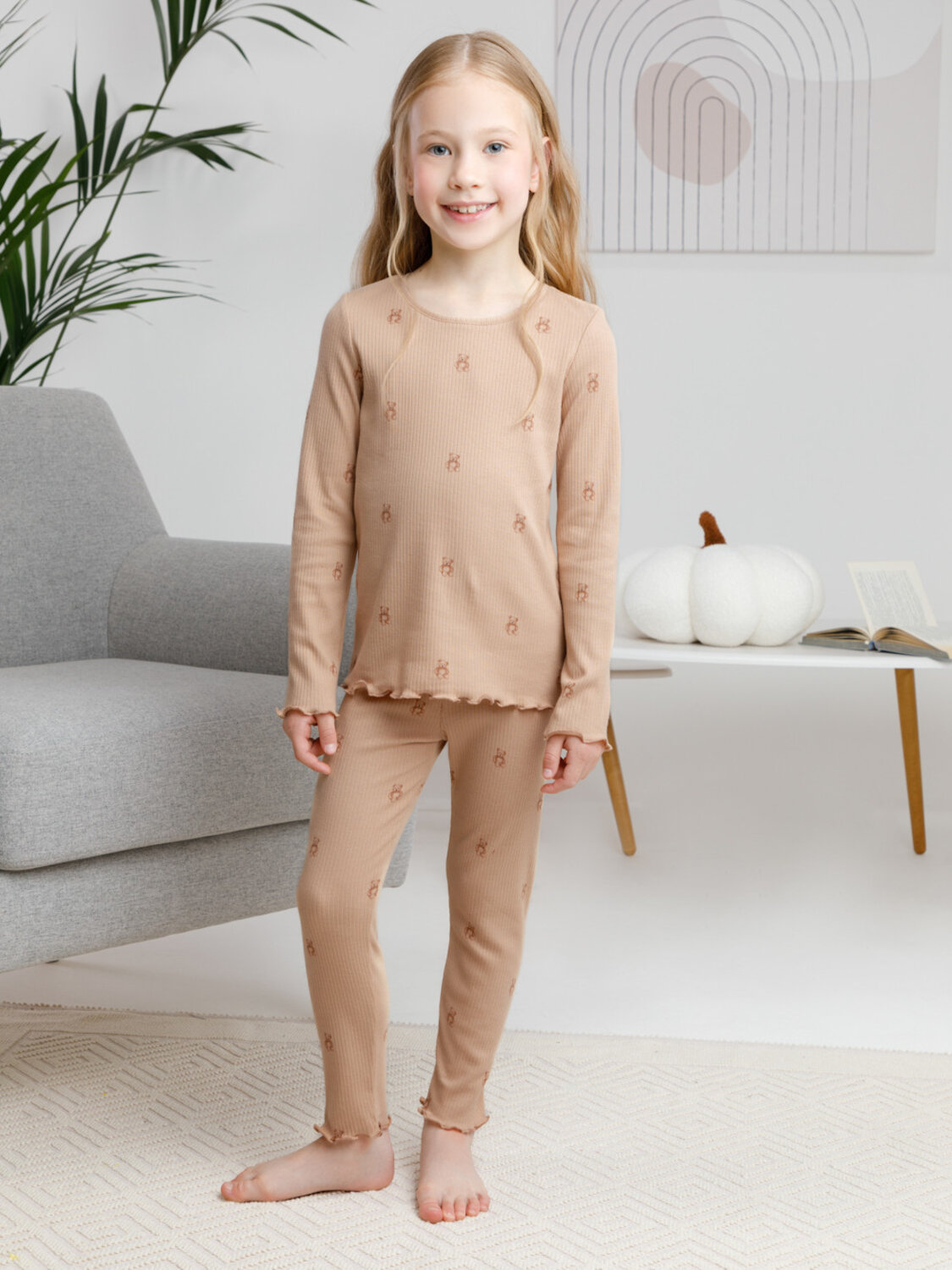 CROCKID Пижама 575736 К 1618 бежевый