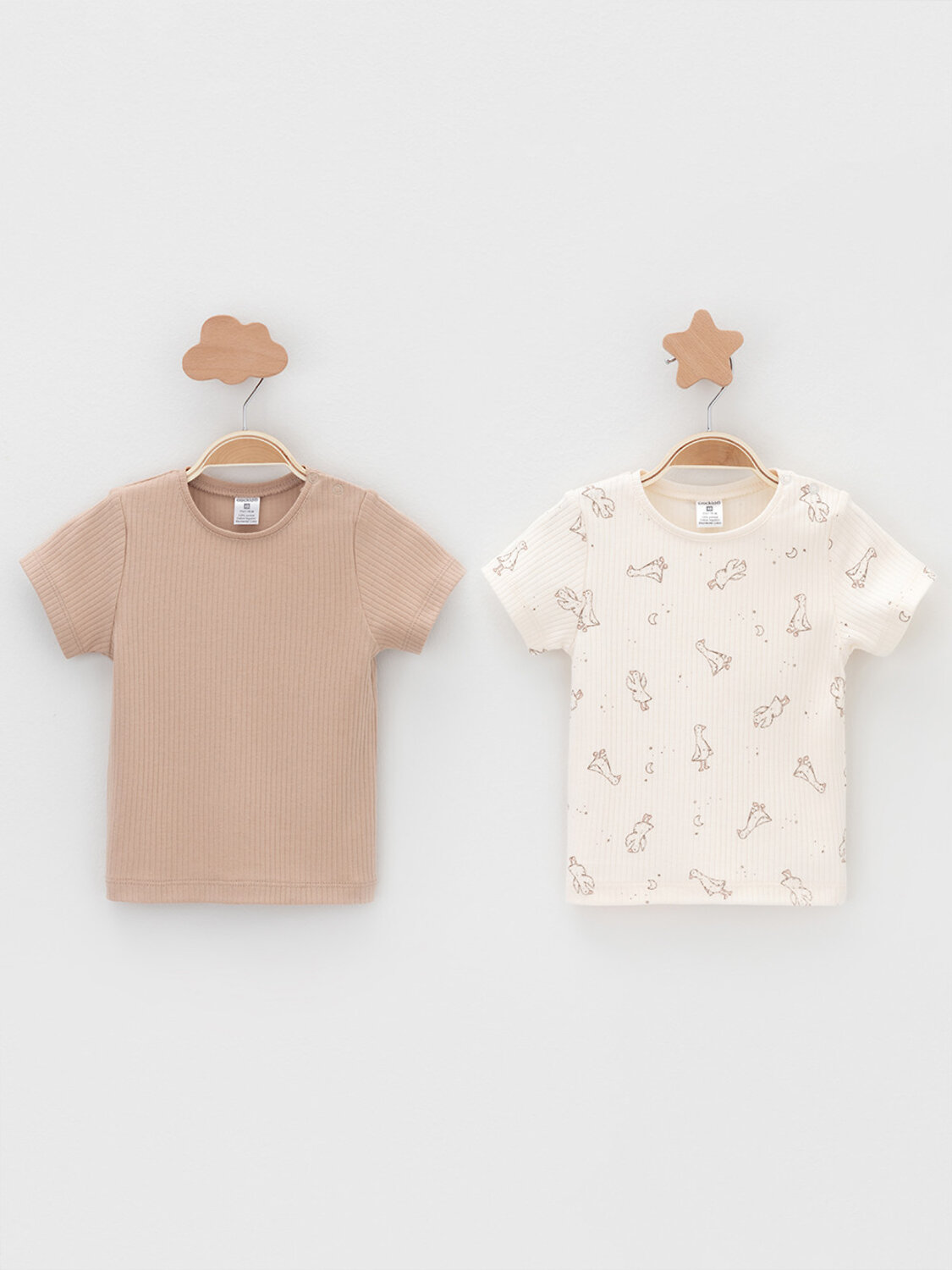 CROCKID Футболка 575747 К 302521-2уп сахар