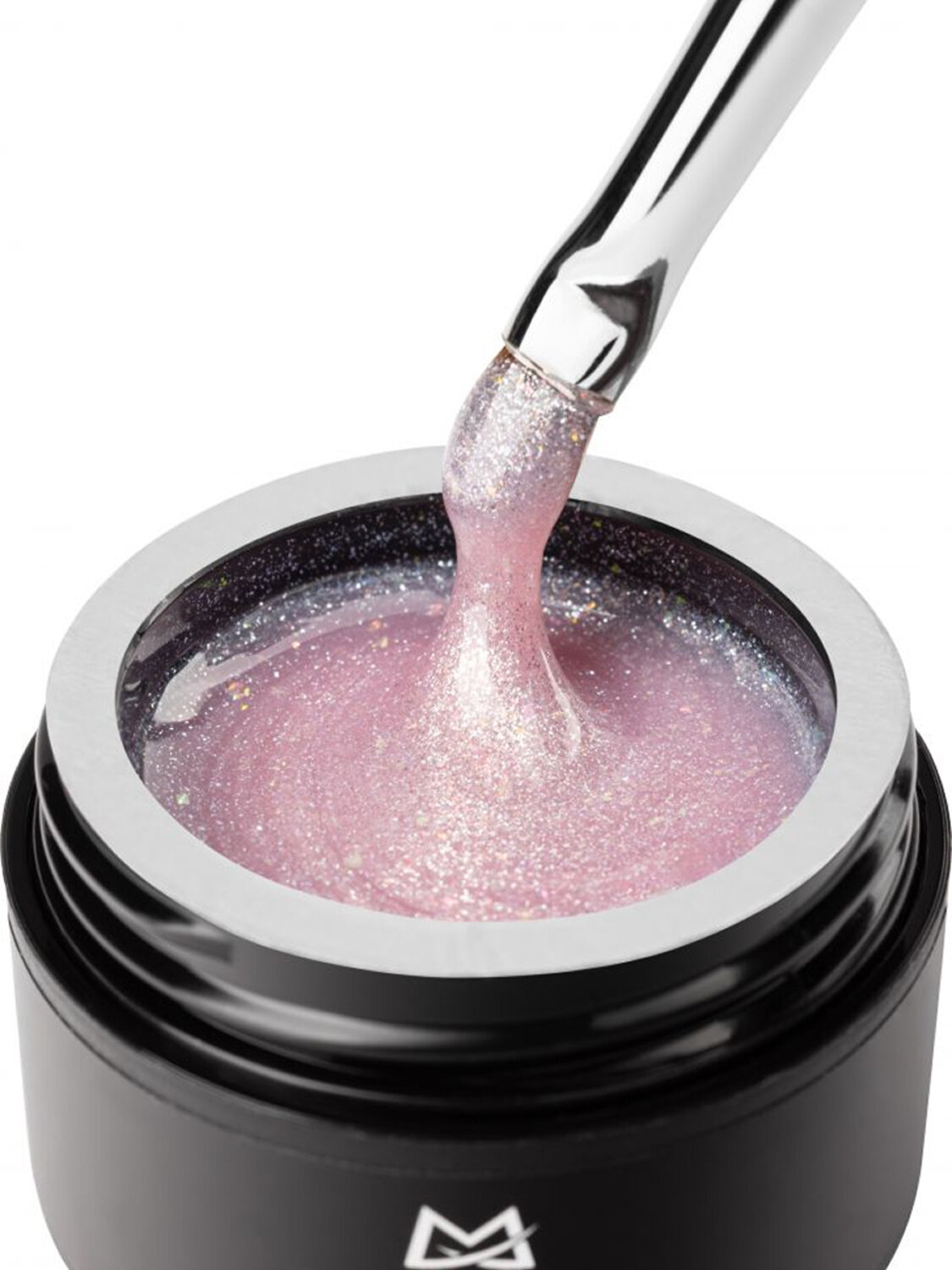 MANITA Гель моделирующий для ногтей с хлопьями юки / Builder Gel Moonlight №05, 15 мл 575762 28228 