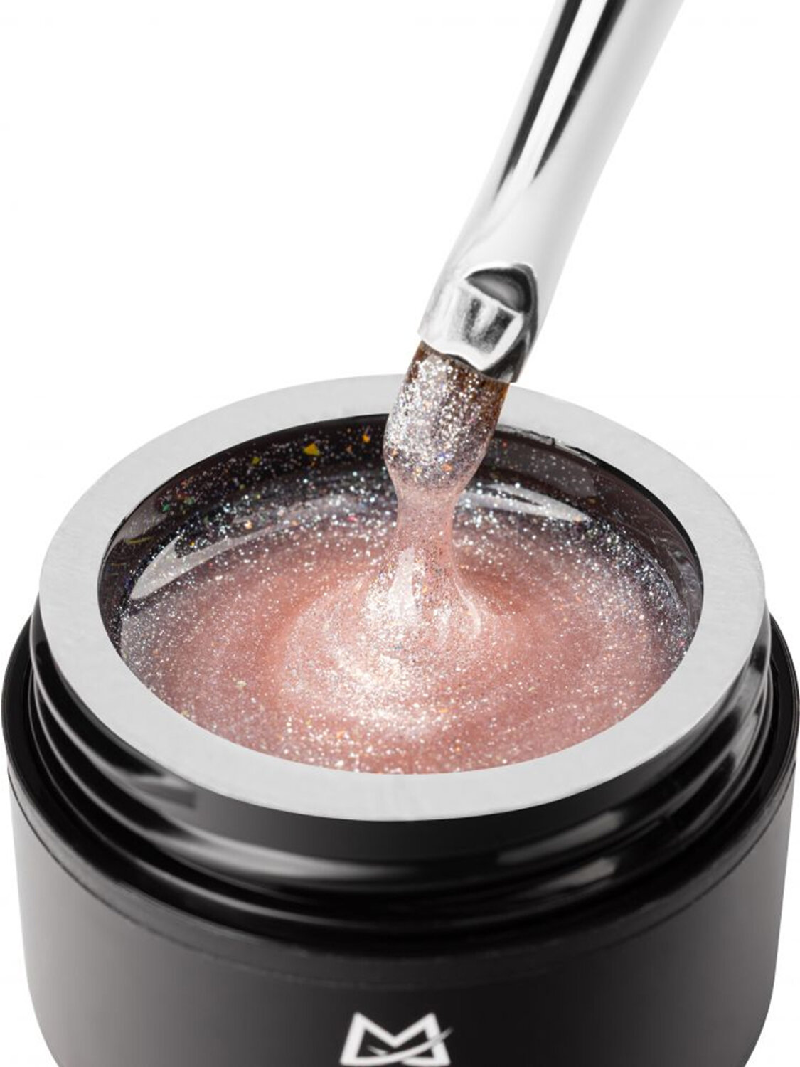 MANITA Гель моделирующий для ногтей с хлопьями юки / Builder Gel Moonlight №02, 15 мл 575765 28225 