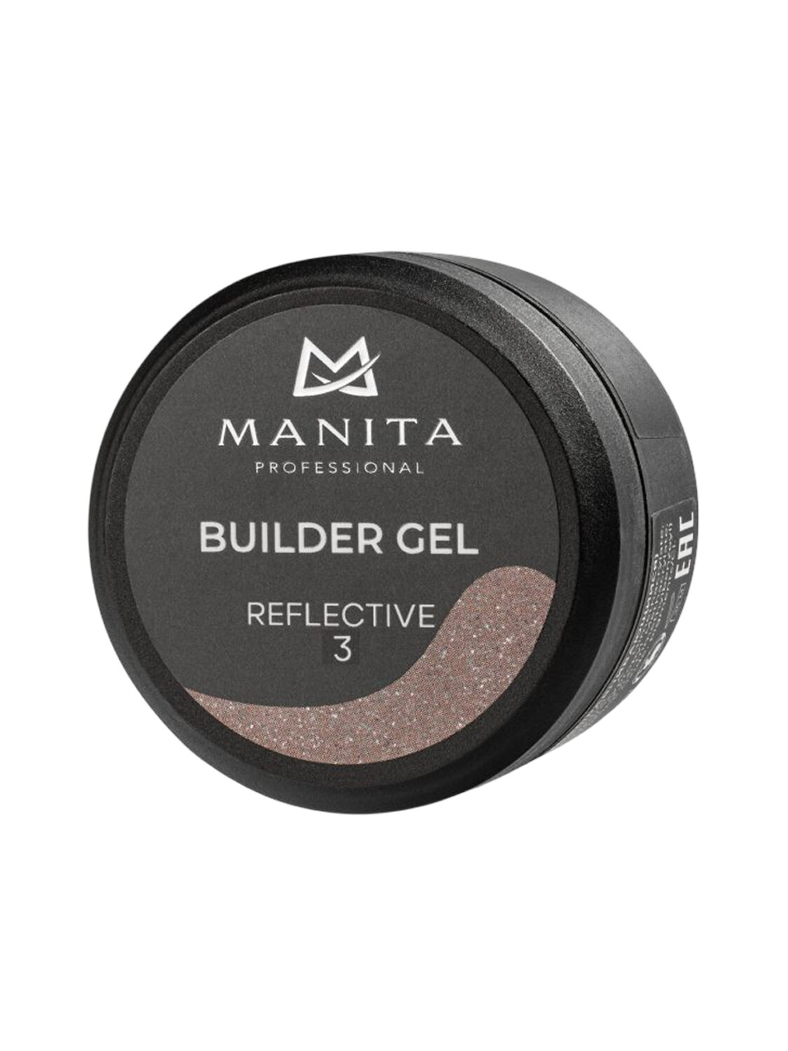 MANITA Гель моделирующий для ногтей светоотражающий / Builder Gel Reflective №03, 15 мл 575766 28232 