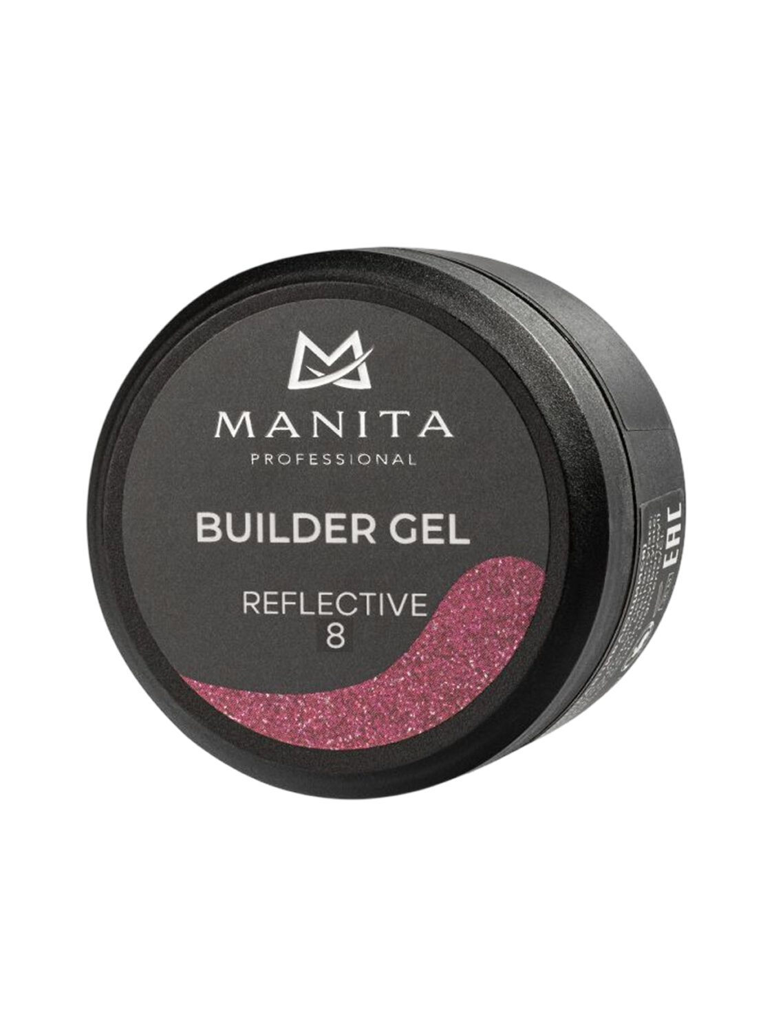 MANITA Гель моделирующий для ногтей светоотражающий / Builder Gel Reflective №08, 15 мл 575768 28237 