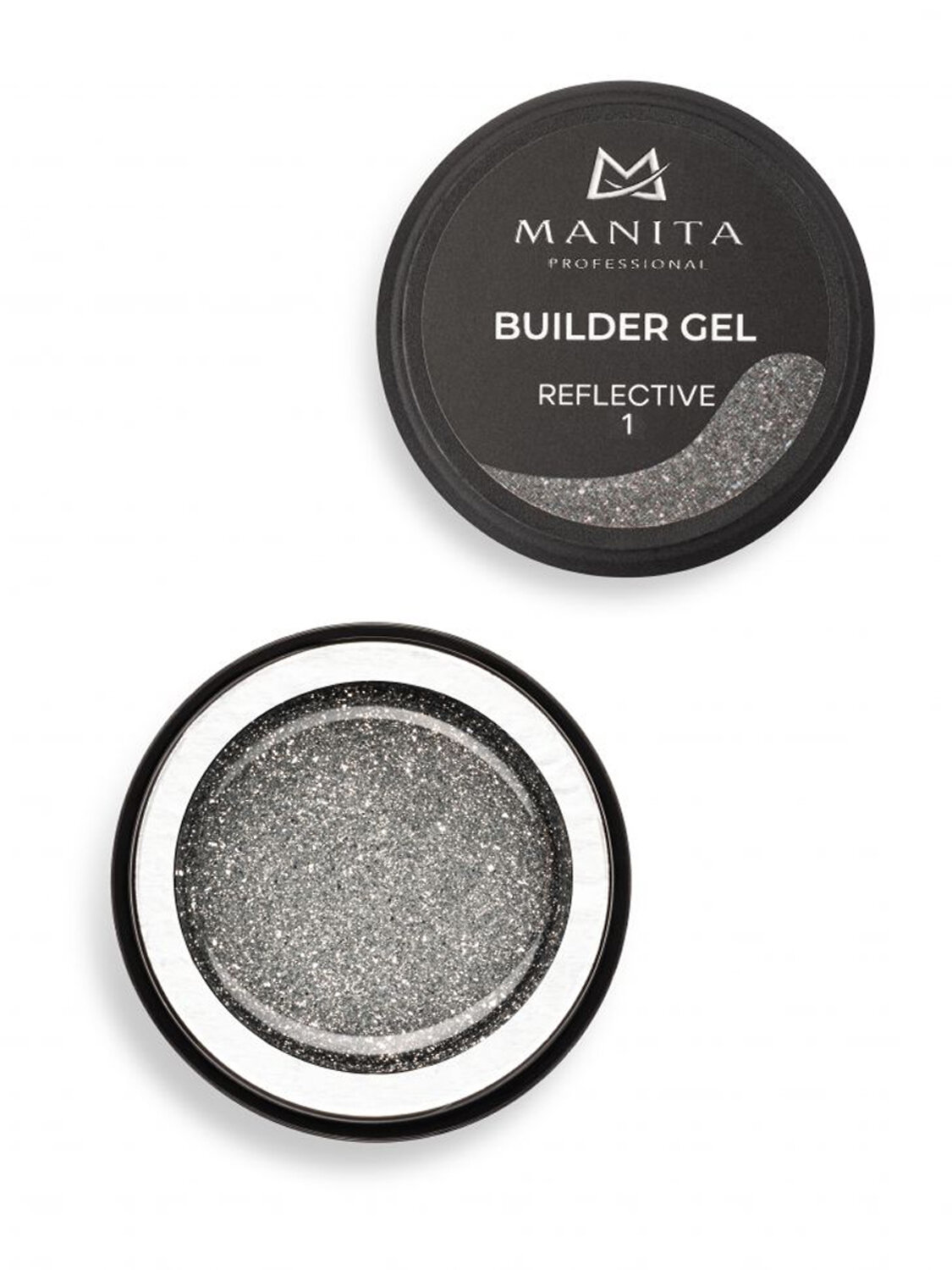 MANITA Гель моделирующий для ногтей светоотражающий / Builder Gel Reflective №01, 15 мл 575770 28230 