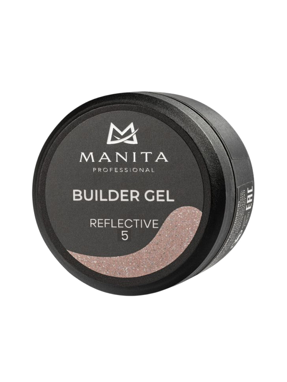 MANITA Гель моделирующий для ногтей светоотражающий / Builder Gel Reflective №05, 15 мл 575772 28234 