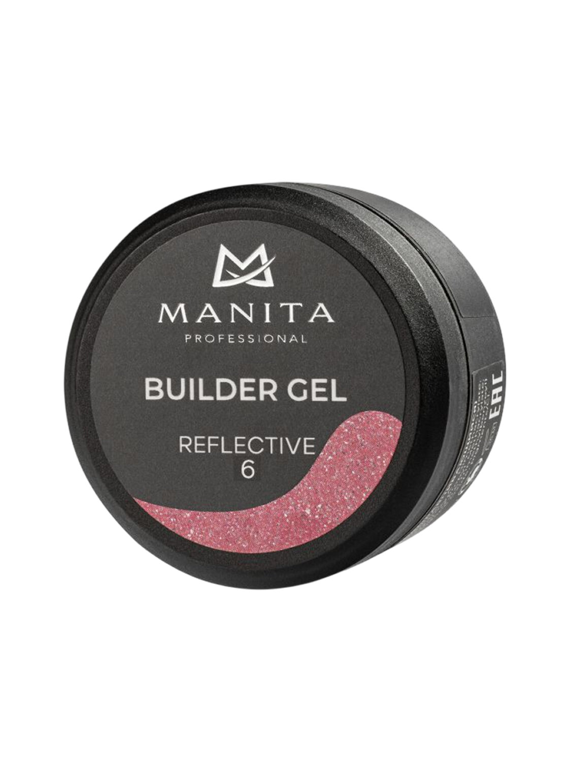 MANITA Гель моделирующий для ногтей светоотражающий / Builder Gel Reflective №06, 15 мл 575775 28235 