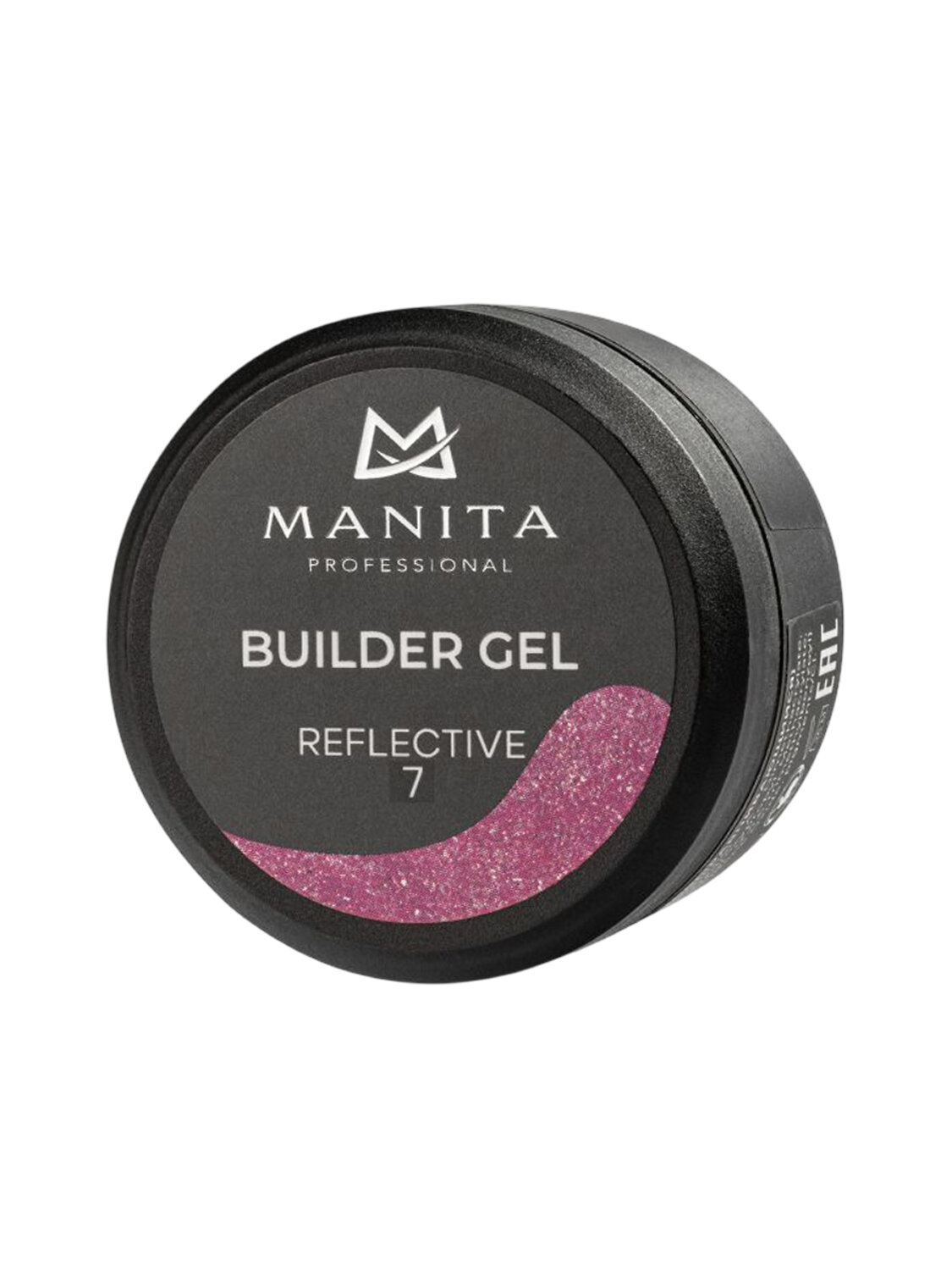 MANITA Гель моделирующий для ногтей светоотражающий / Builder Gel Reflective №07, 15 мл 575776 28236 
