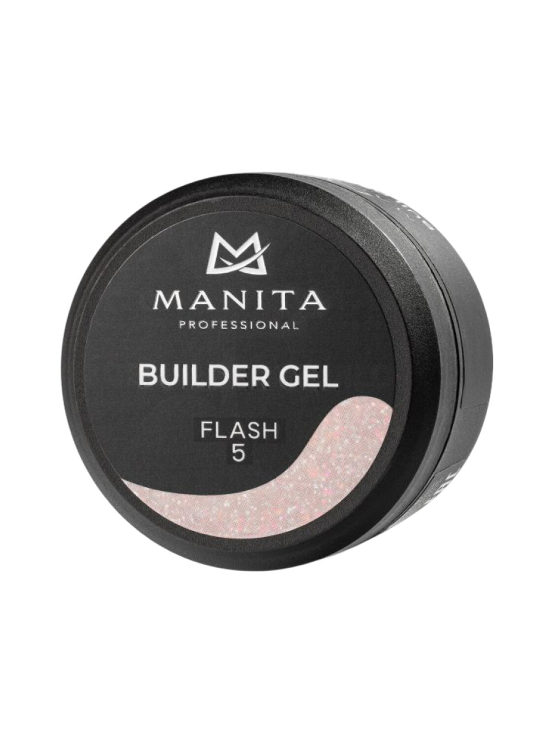MANITA Гель моделирующий для ногтей с хлопьями юки / Builder Gel Flash №05, 15 мл 575779 28222 