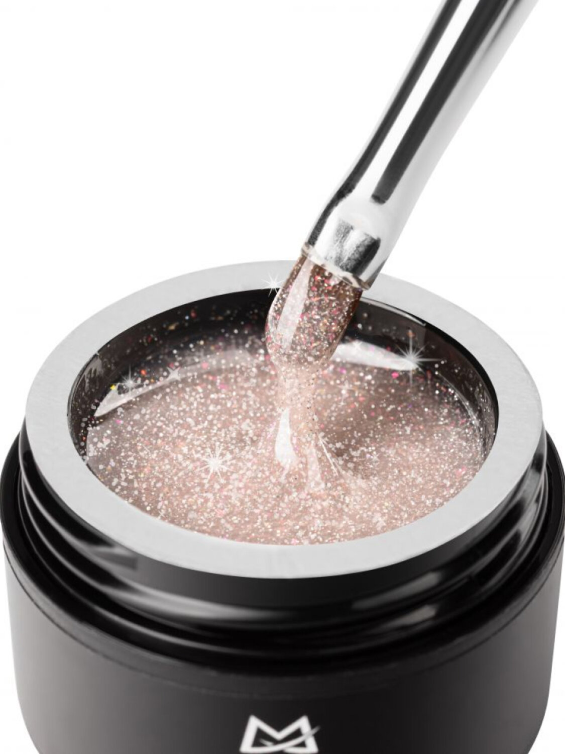 MANITA Гель моделирующий для ногтей с хлопьями юки / Builder Gel Flash №05, 15 мл 575779 28222 