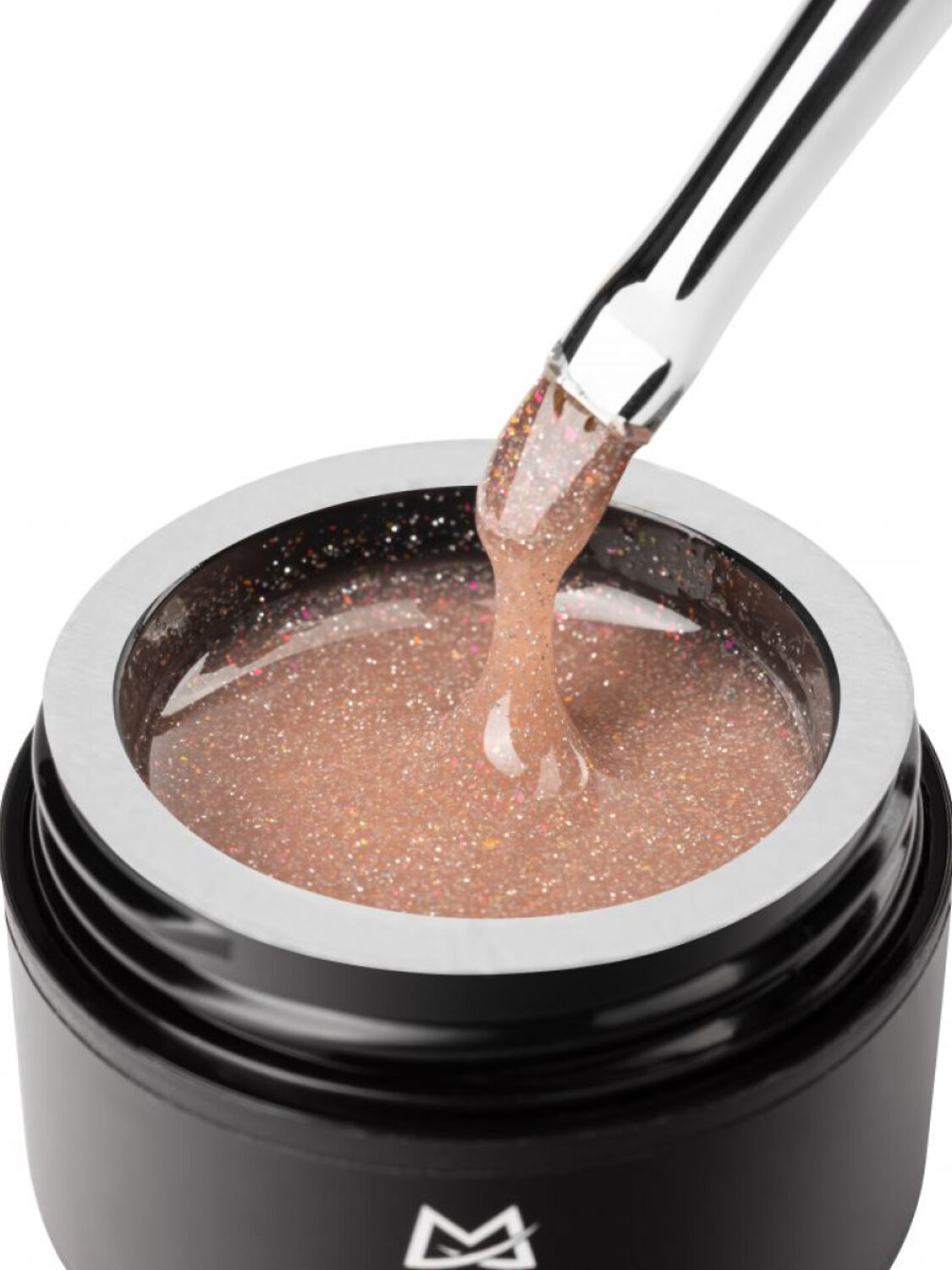 MANITA Гель моделирующий для ногтей с хлопьями юки / Builder Gel Flash №04, 15 мл 575780 28221 