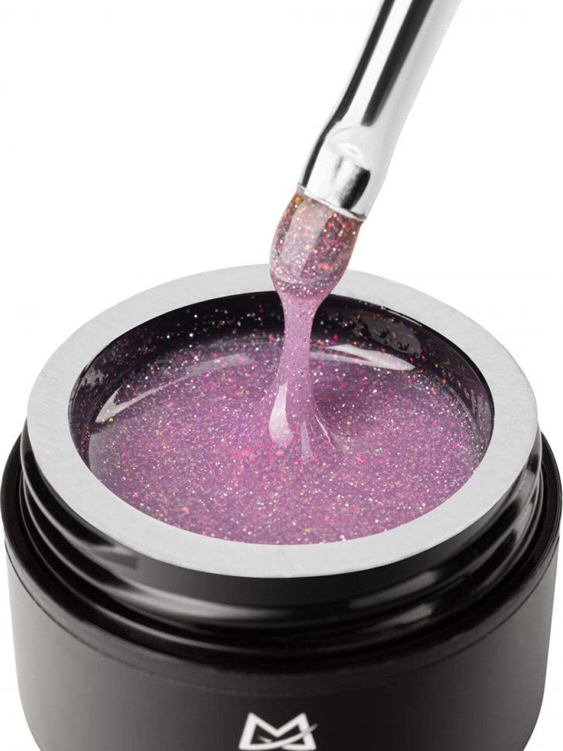 MANITA Гель моделирующий для ногтей с хлопьями юки / Builder Gel Flash №02, 15 мл 575783 28219 