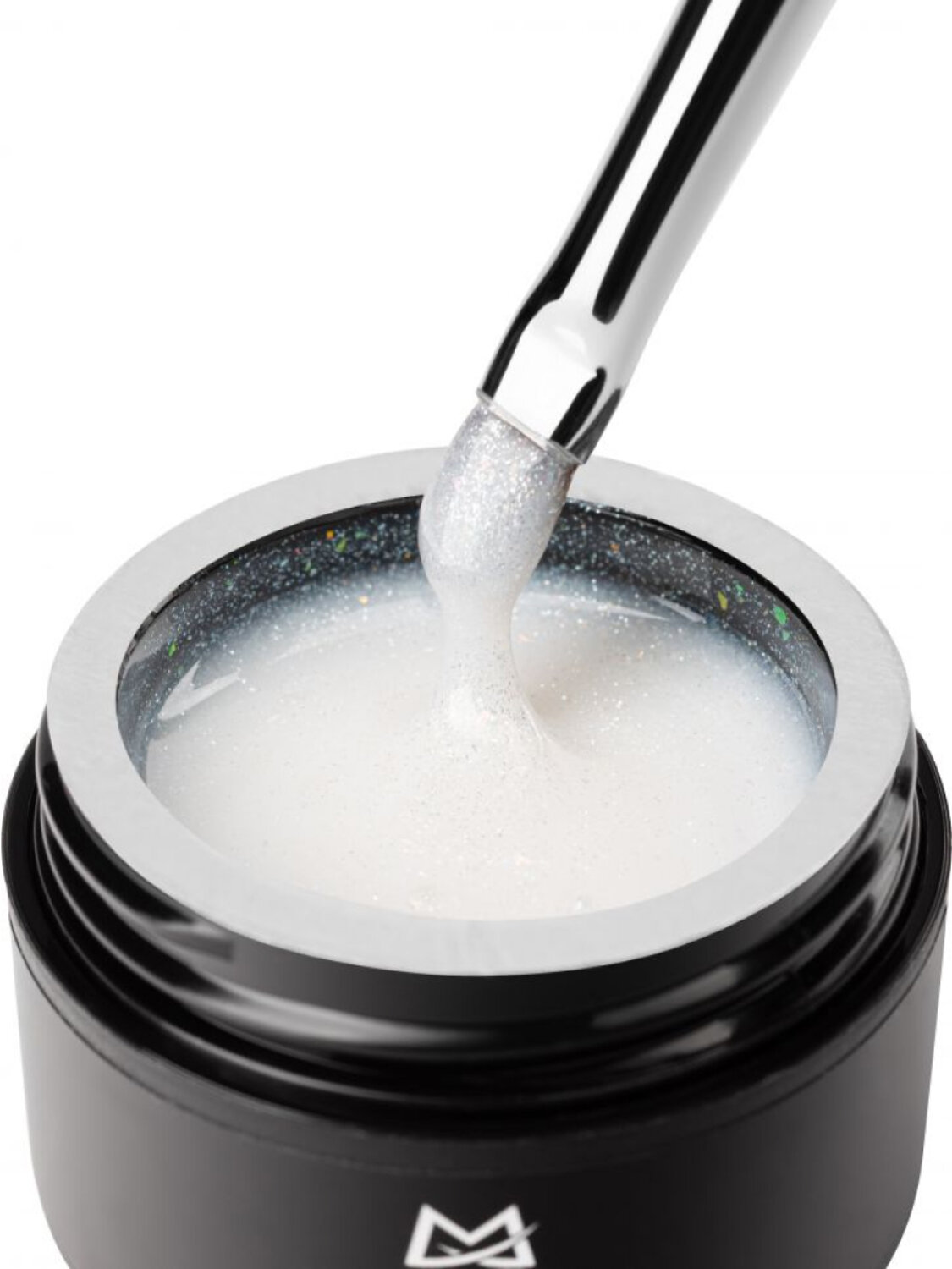 MANITA Гель моделирующий для ногтей с хлопьями юки / Builder Gel Moonlight №01, 15 мл 575784 28224 