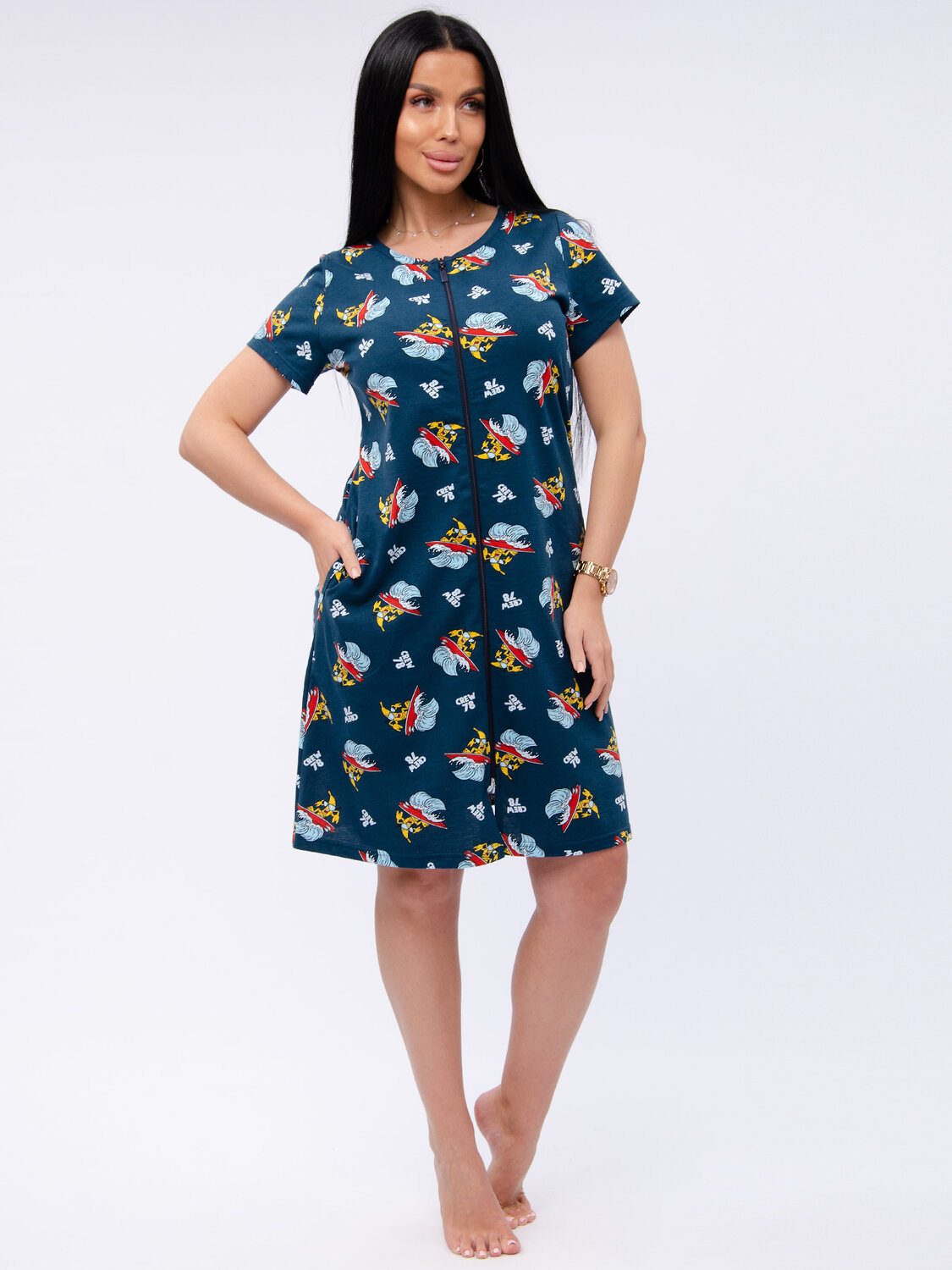 Malina Халат 575827 382б петроль