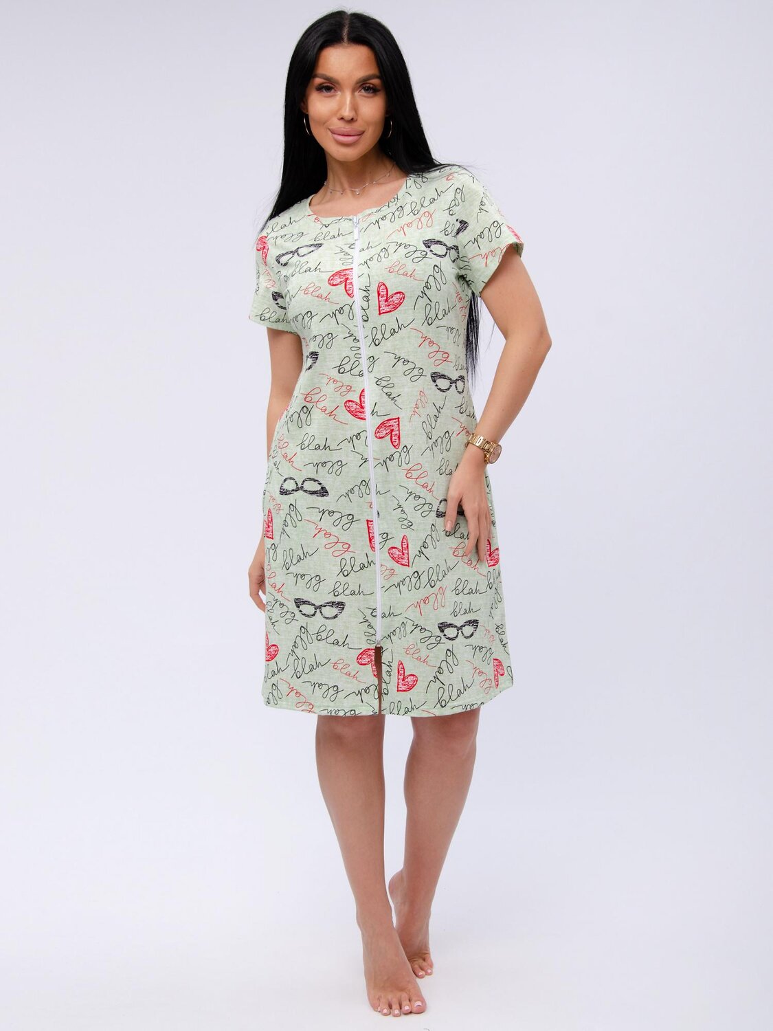 Malina Халат 575828 382н светло-зелёный