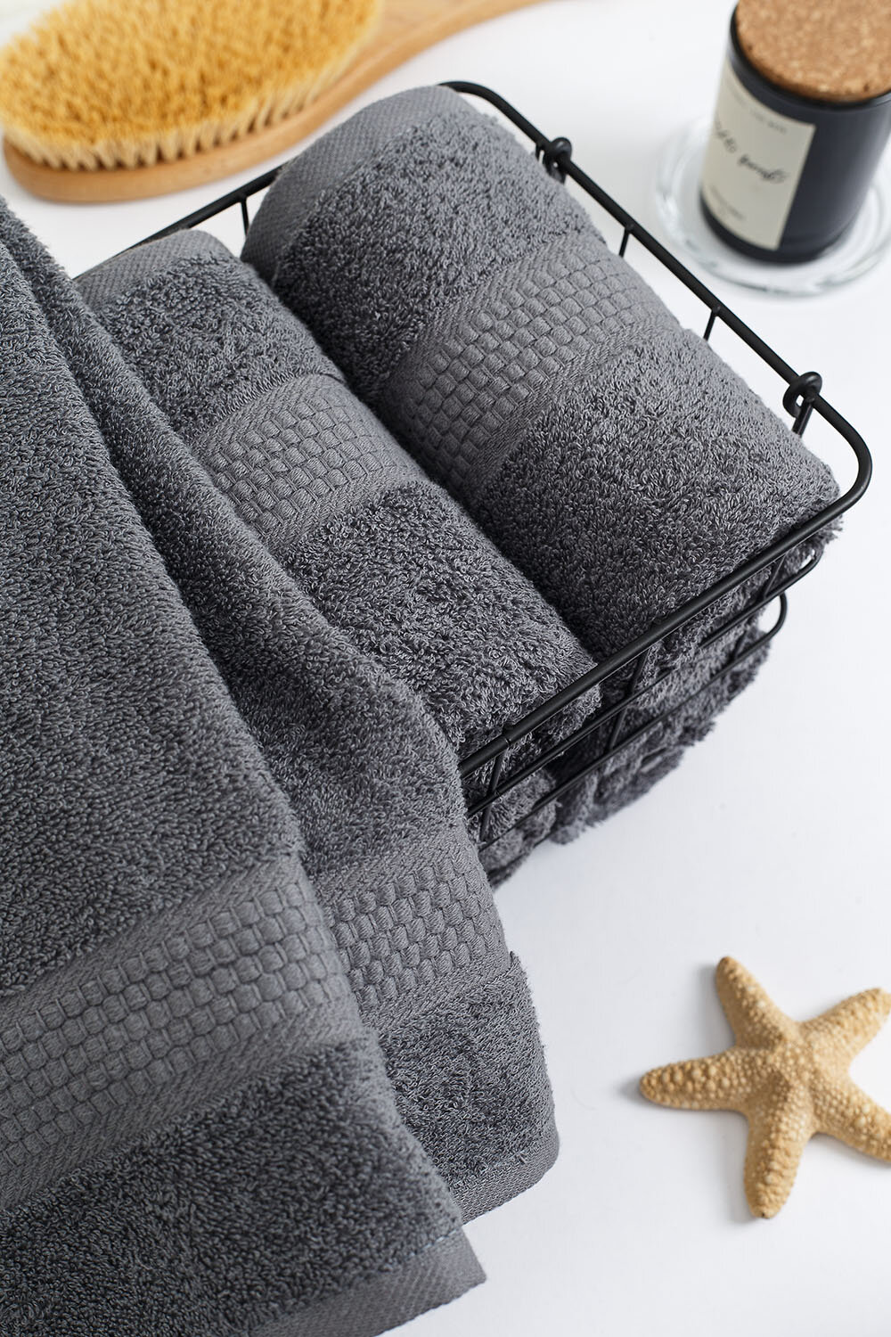 Текс-плюс Полотенце 575852 НФ-00245190 Серый