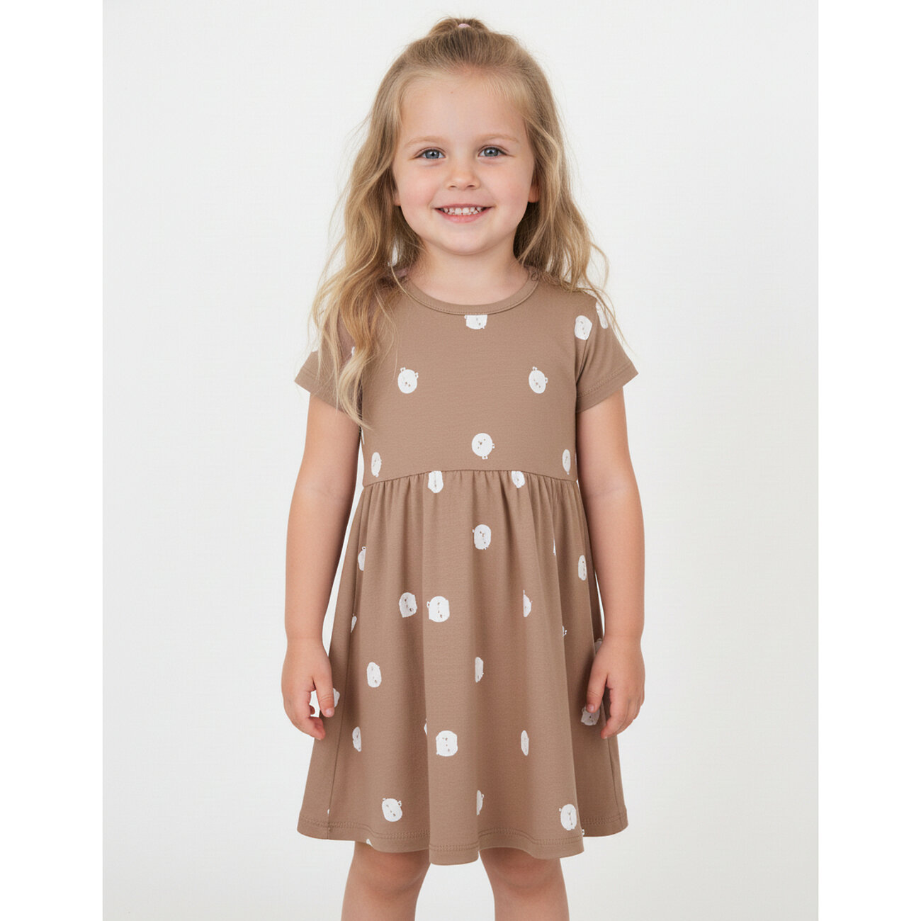 YOULALA Платье 575882 1338200715 бежевый