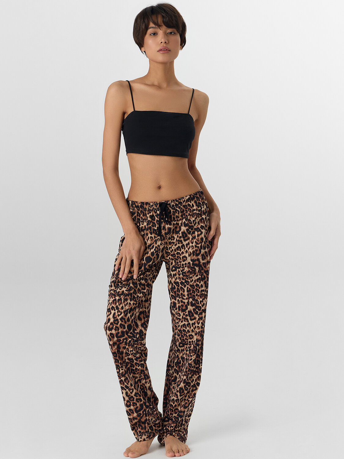 MARK FORMELLE Брюки 575888 532495 леопард на песочном