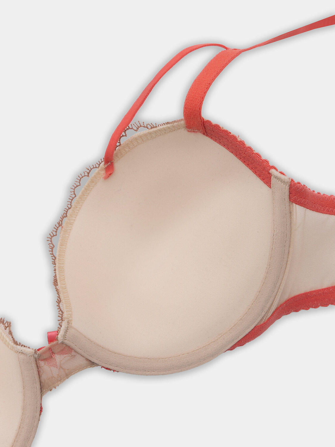 MARK FORMELLE Бюстгальтер 575893 512611 коралловые цветочки на пудре