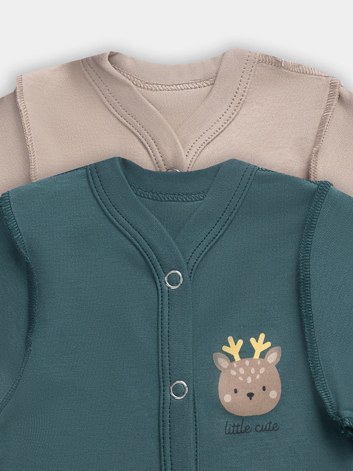 MARK FORMELLE Комбинезон 575899 14005-1-2 бежевый +изумруд +печать