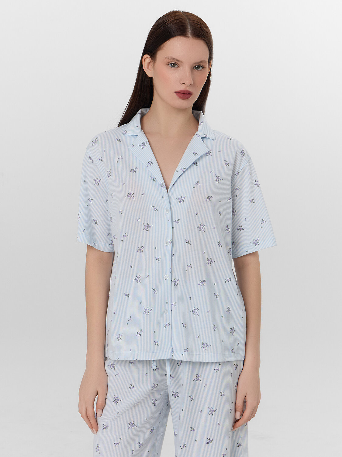 MARK FORMELLE Комплект 575906 592554 цветы на голубой полоске