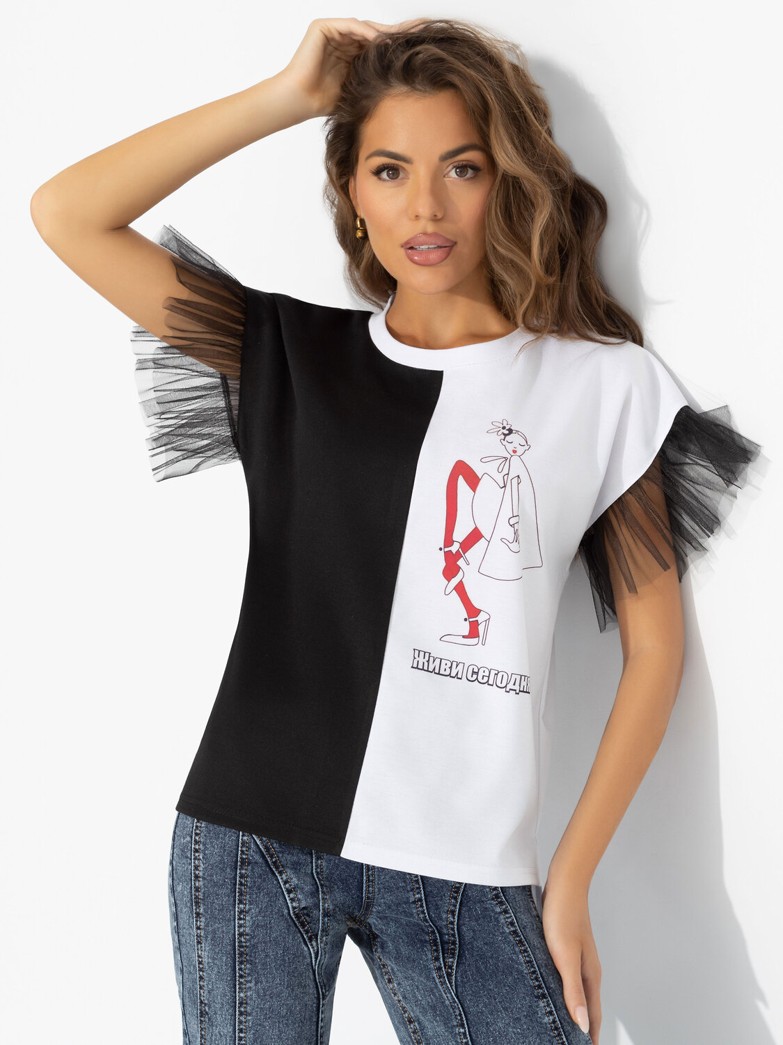 CHARUTTI Футболка 575914 12384 Белый