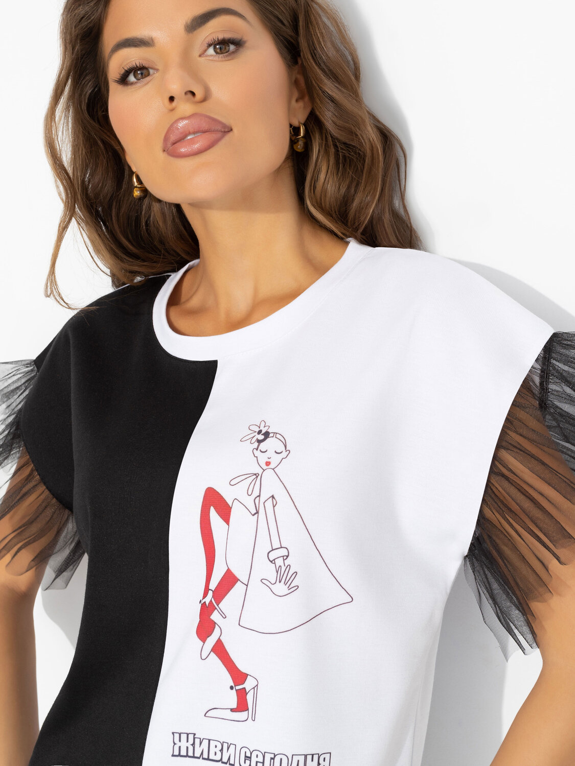 CHARUTTI Футболка 575914 12384 Белый