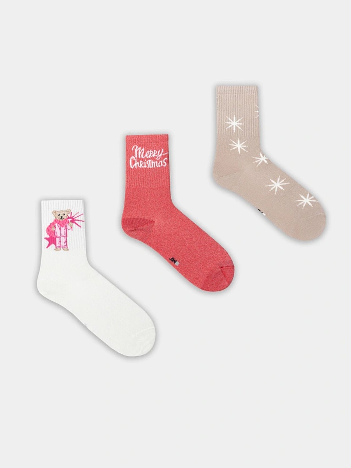 MARK FORMELLE Женские носки 575919 217A-3426 молочный /я.красный /капучино/