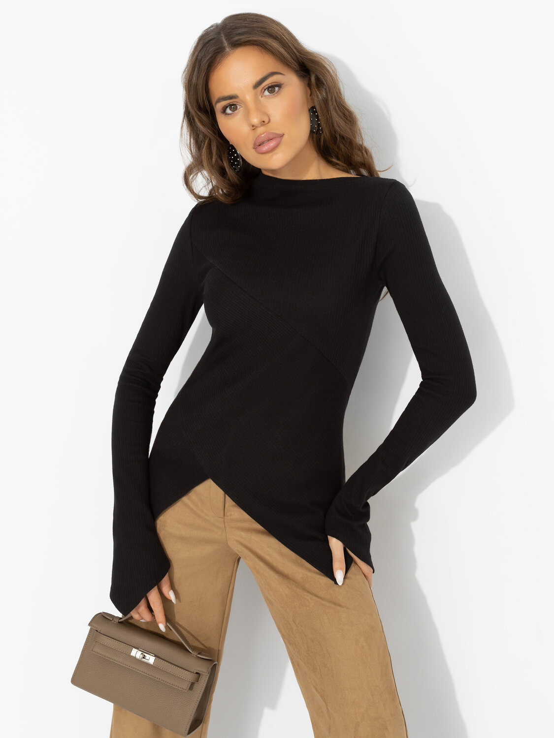 CHARUTTI Лонгслив 575925 12487 Черный