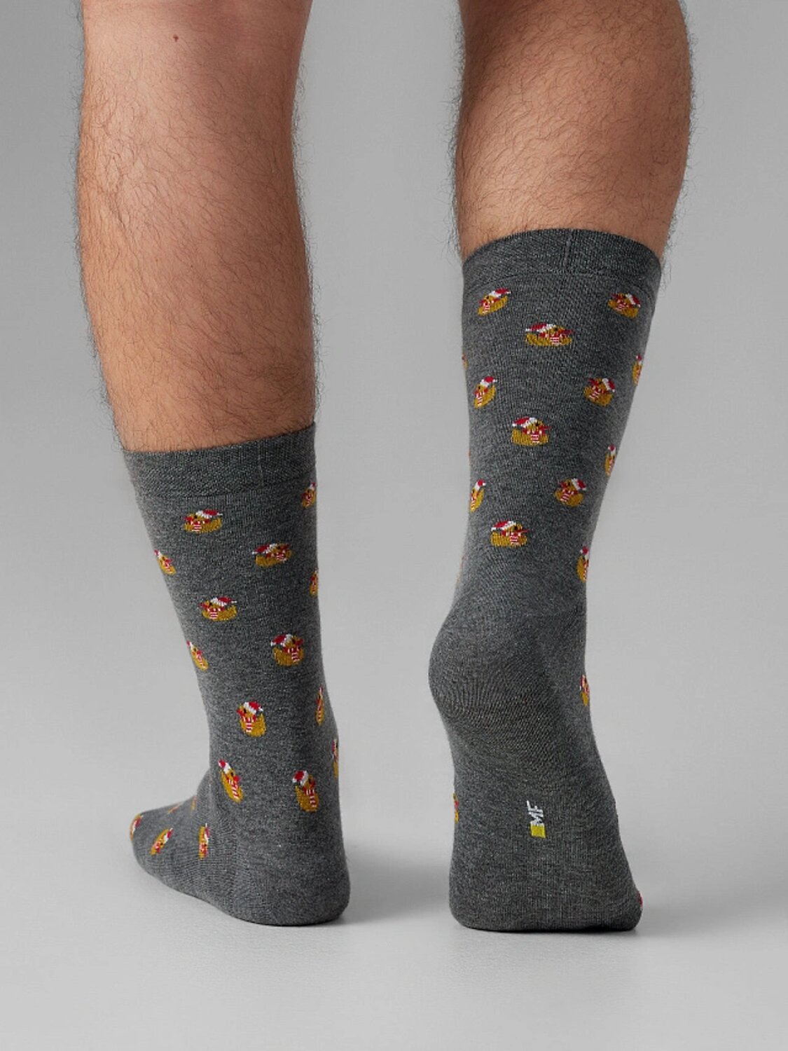 MARK FORMELLE Мужские носки 575938 017K-3421 т.серый меланж