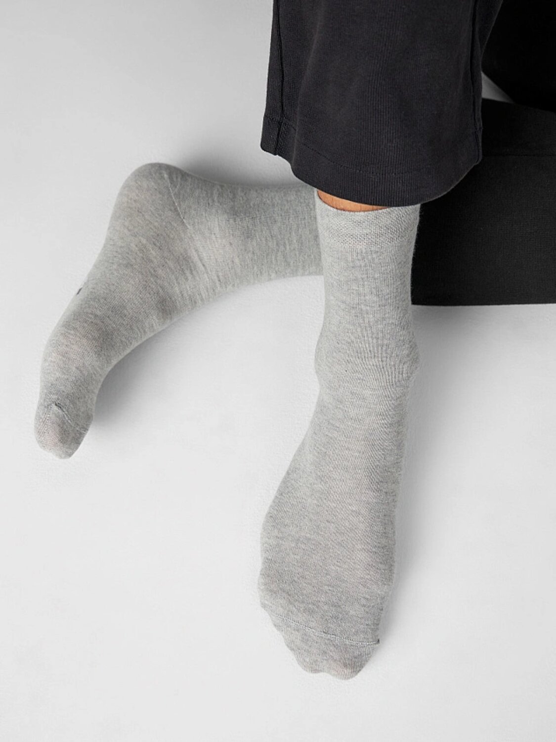 MARK FORMELLE Мужские носки 575940 028BAS-1535 серый меланж