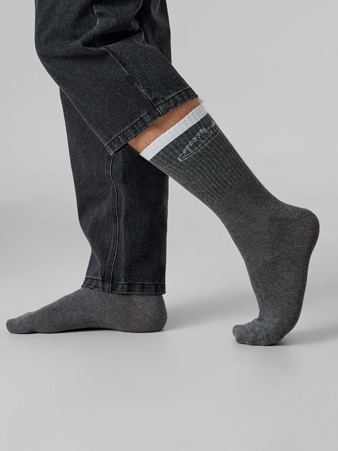 MARK FORMELLE Мужские носки 575943 107K-2909 т.серый меланж