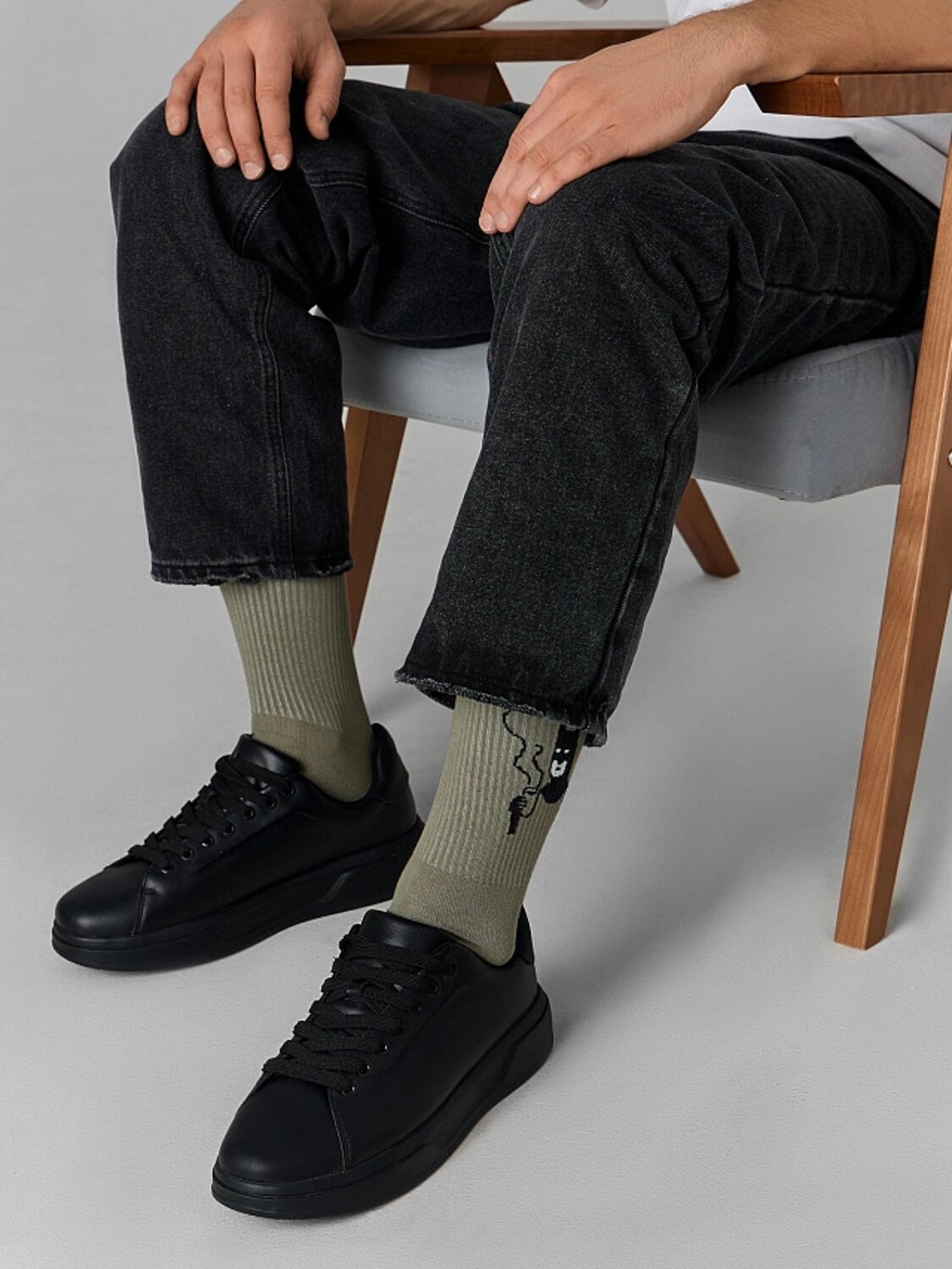 MARK FORMELLE Мужские носки 575947 107K-3348 оливка