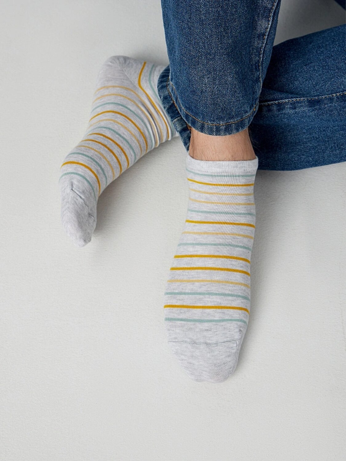 MARK FORMELLE Мужские носки 575952 104K-2321 св.серый меланж